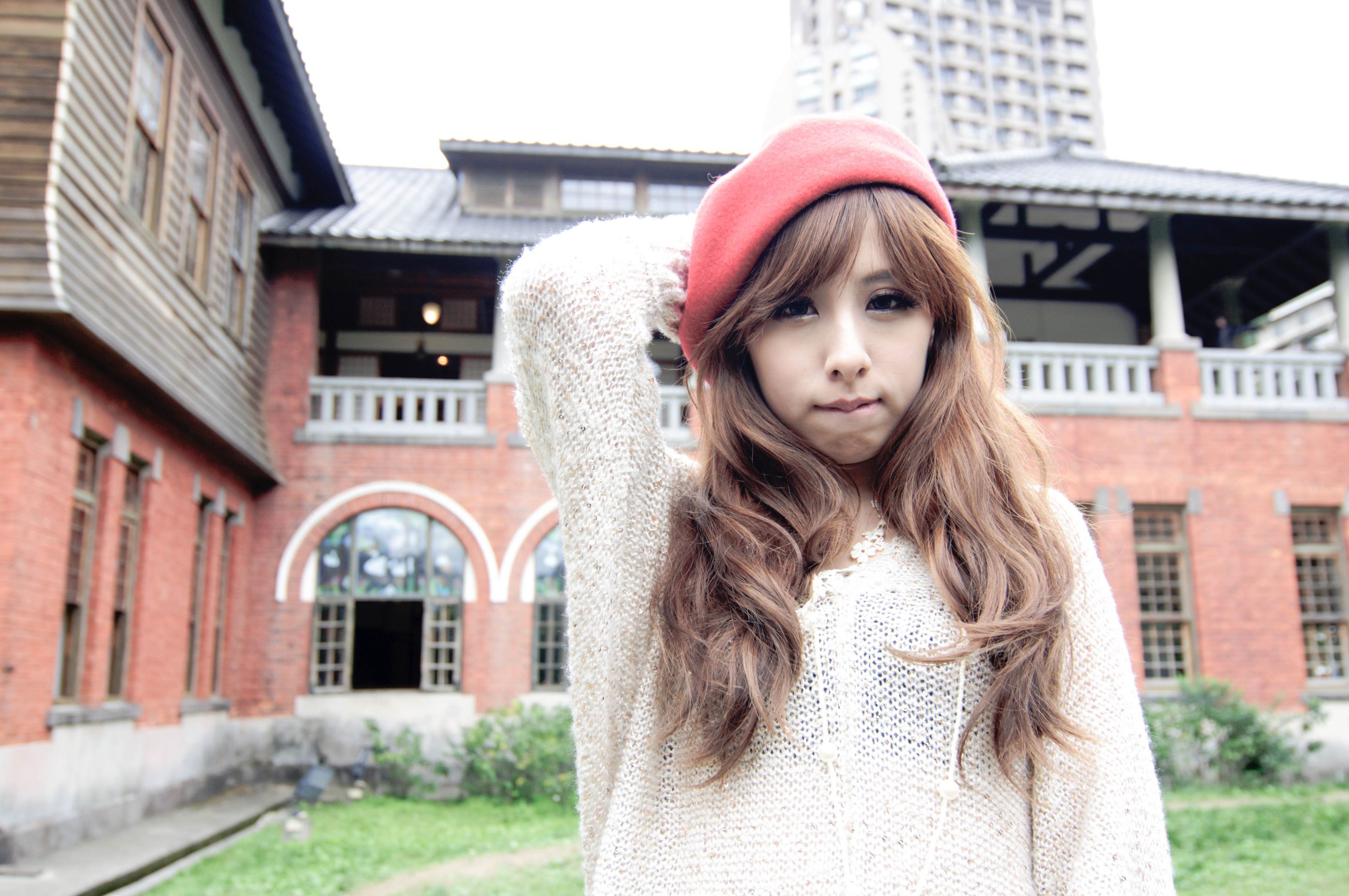 台湾美女模特小米Kate su清新街拍图片-图76