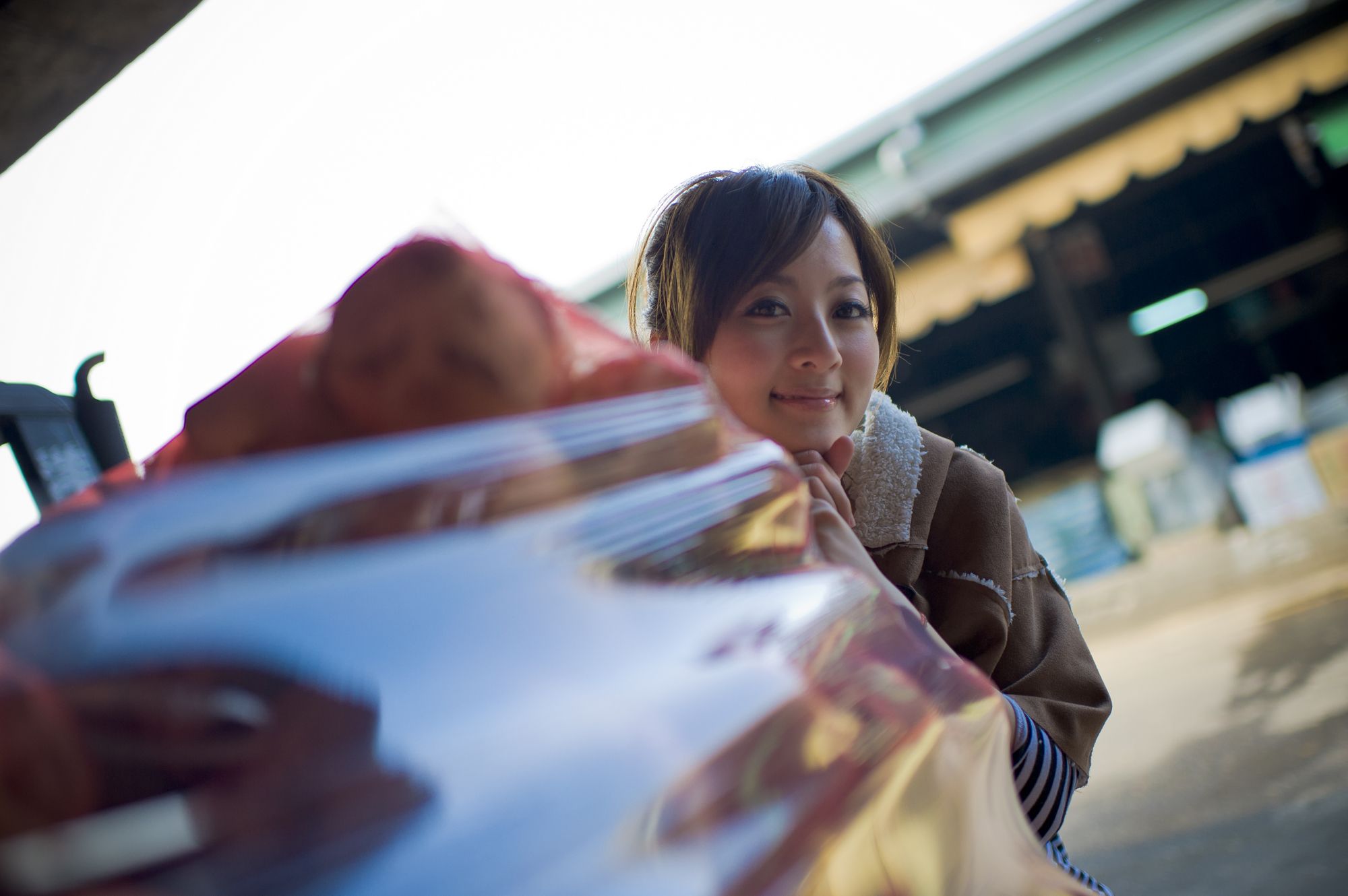 台湾果子MM《萬華果菜市場街拍》-图33