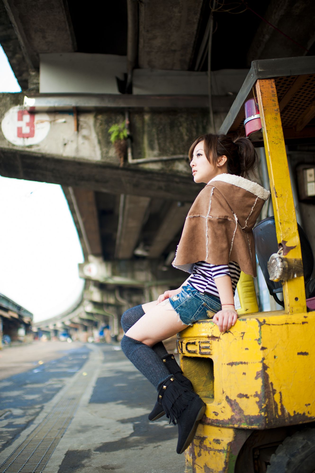 台湾果子MM《萬華果菜市場街拍》-图37