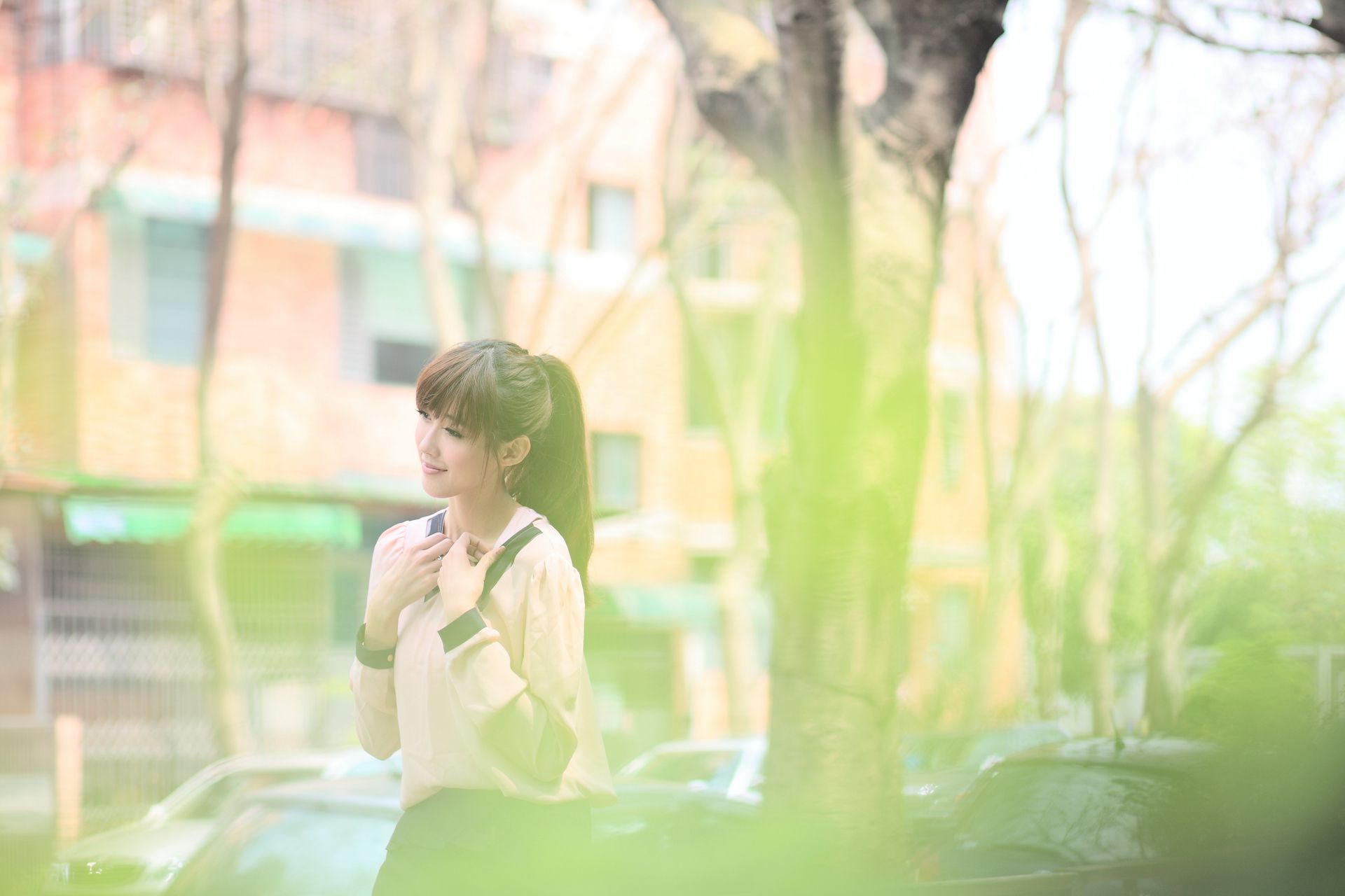 Kila晶晶/金允乔《2组超短裙街拍》-图15