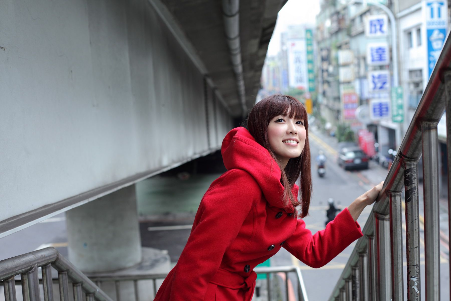 台湾模特Kila晶晶/金允乔《4组街拍系列图片》合集-图30