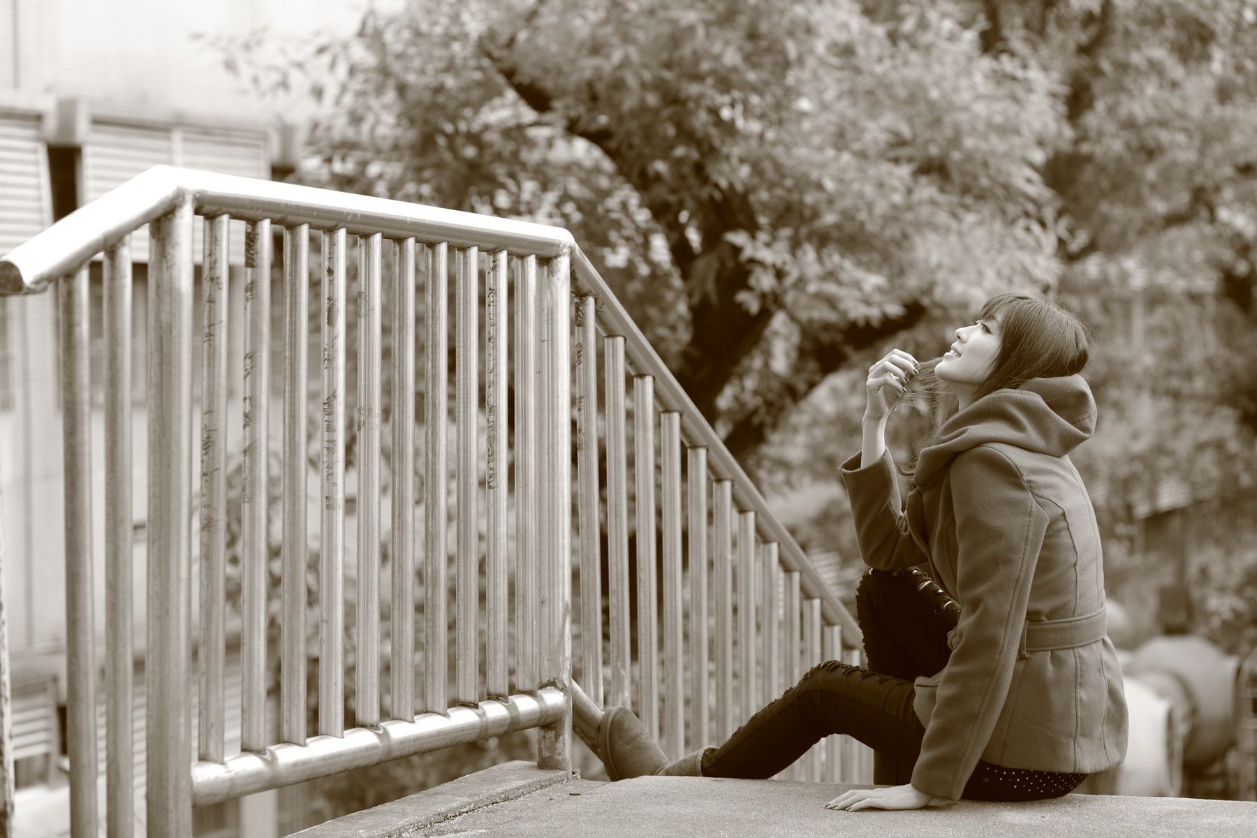 台湾模特Kila晶晶/金允乔《4组街拍系列图片》合集-图35