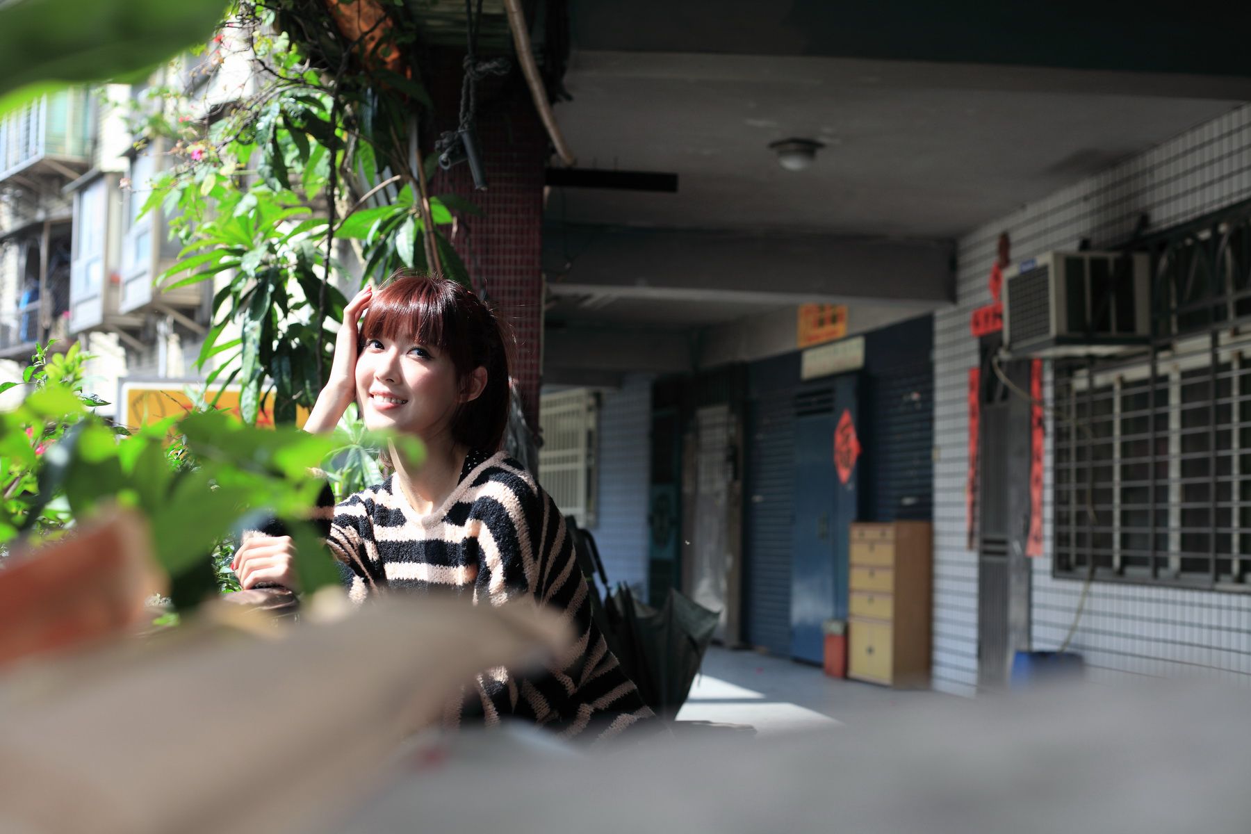 台湾模特Kila晶晶/金允乔《4组街拍系列图片》合集-图61