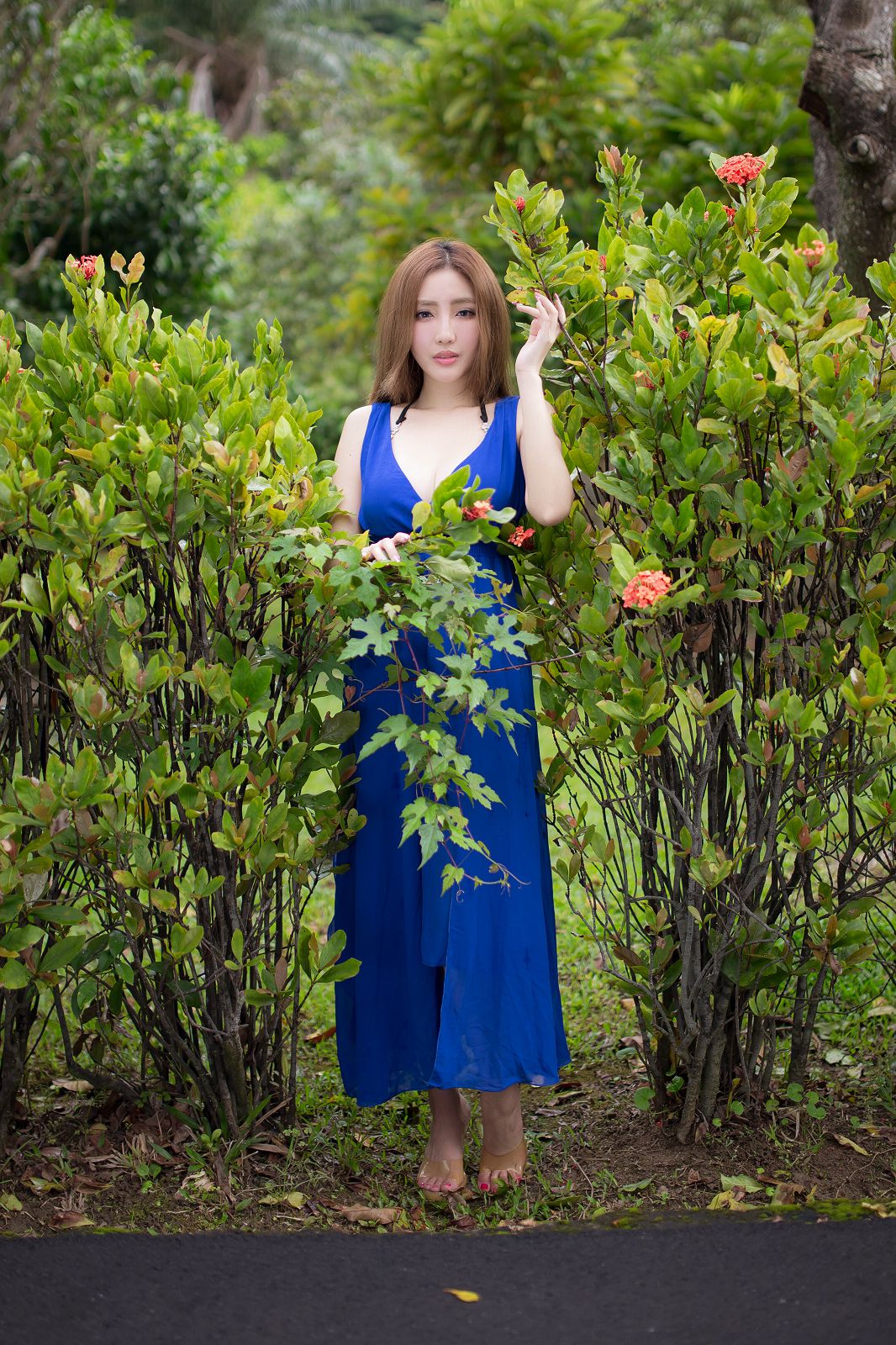 台湾赵芸Syuan《极品蓝色长裙女神》-图115