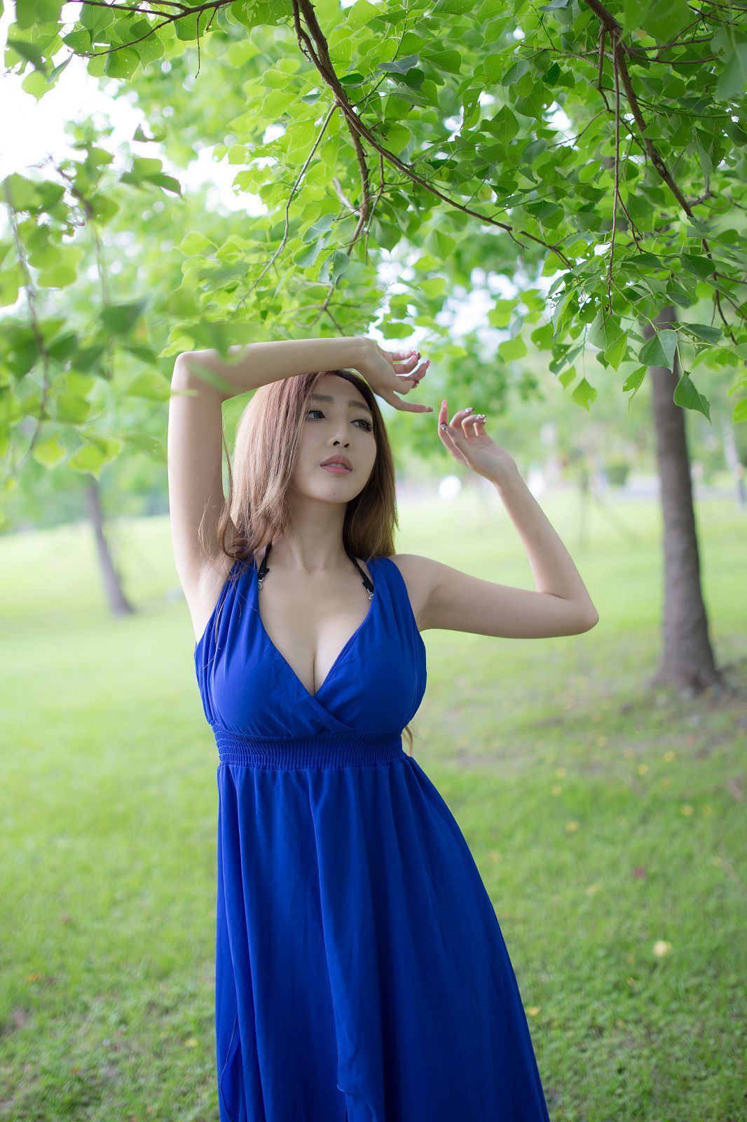 台湾赵芸Syuan《极品蓝色长裙女神》-图29