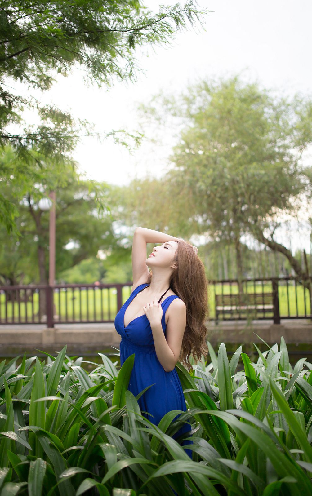 台湾赵芸Syuan《极品蓝色长裙女神》-图52