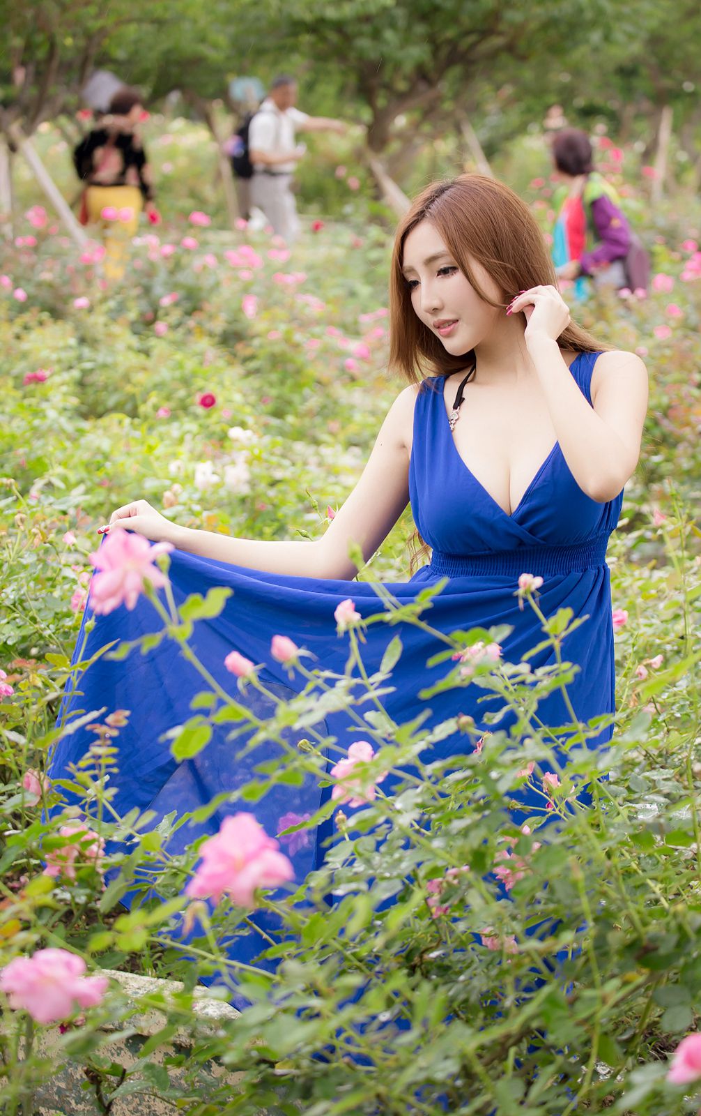 台湾赵芸Syuan《极品蓝色长裙女神》-图83