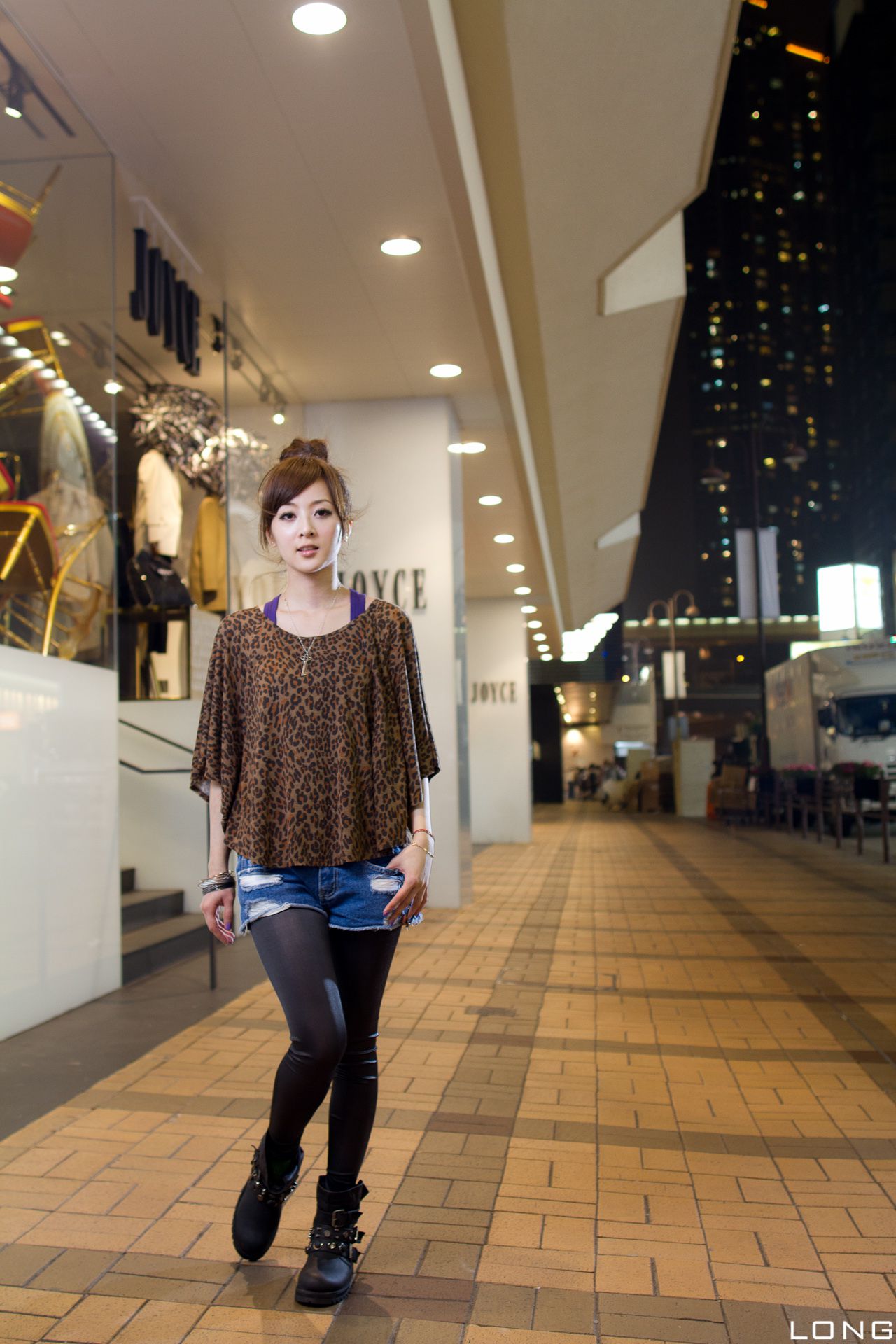 台湾果子MM《港澳之旅》夜市街拍系列-图19