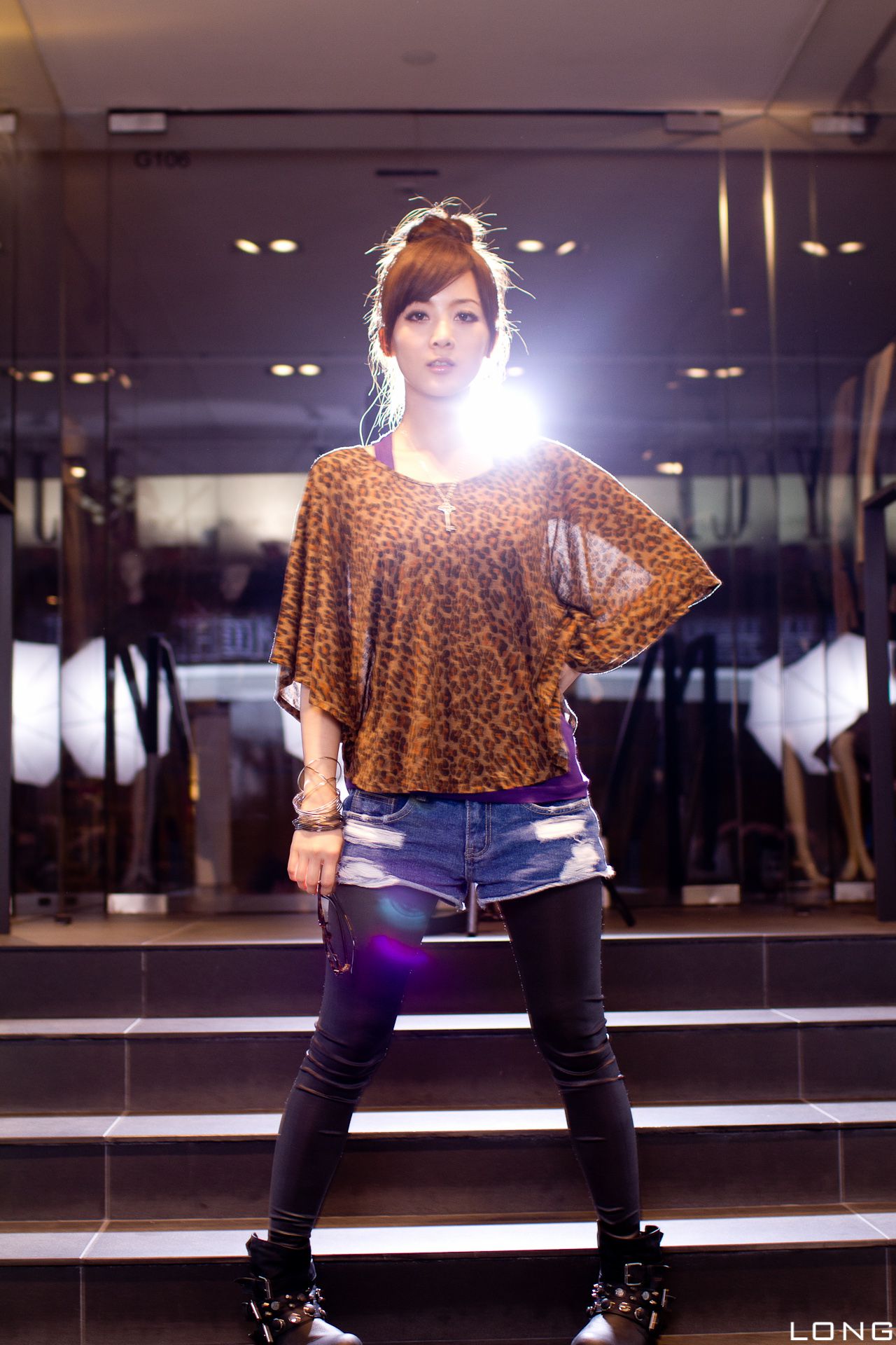 台湾果子MM《港澳之旅》夜市街拍系列-图33