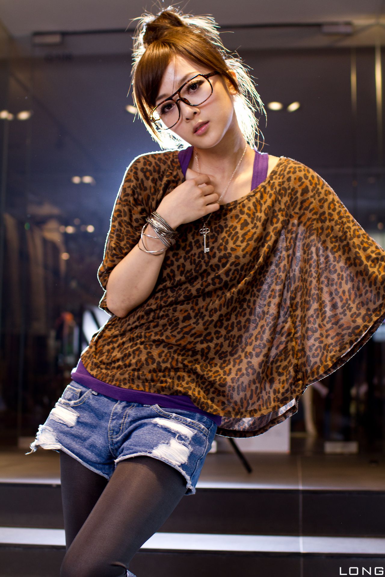 台湾果子MM《港澳之旅》夜市街拍系列-图38