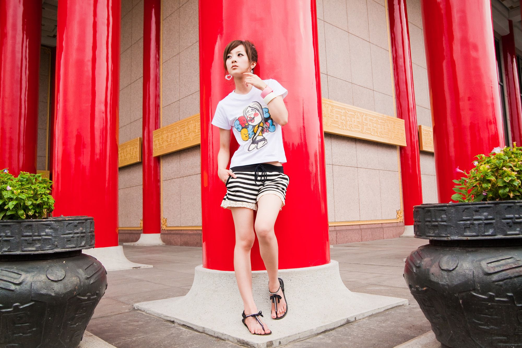 果子MM(张凯洁)《西門町+植物園+中正紀念堂》外拍-图80