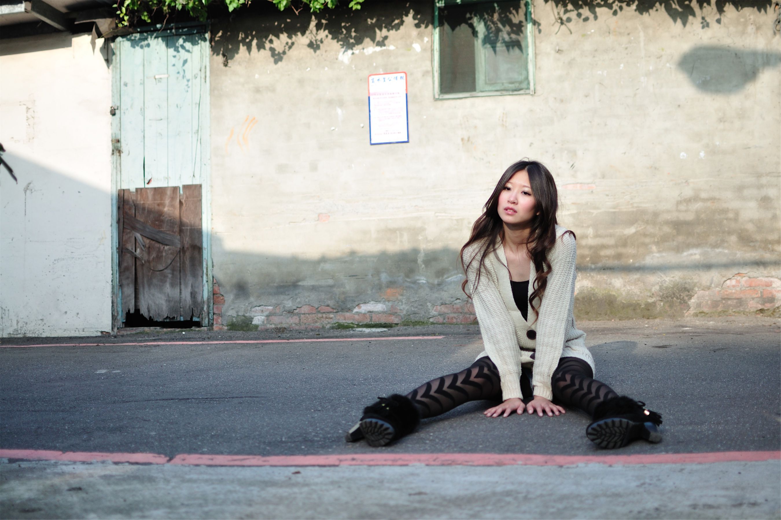 台湾美女模特Pink《永春街外拍》-图5