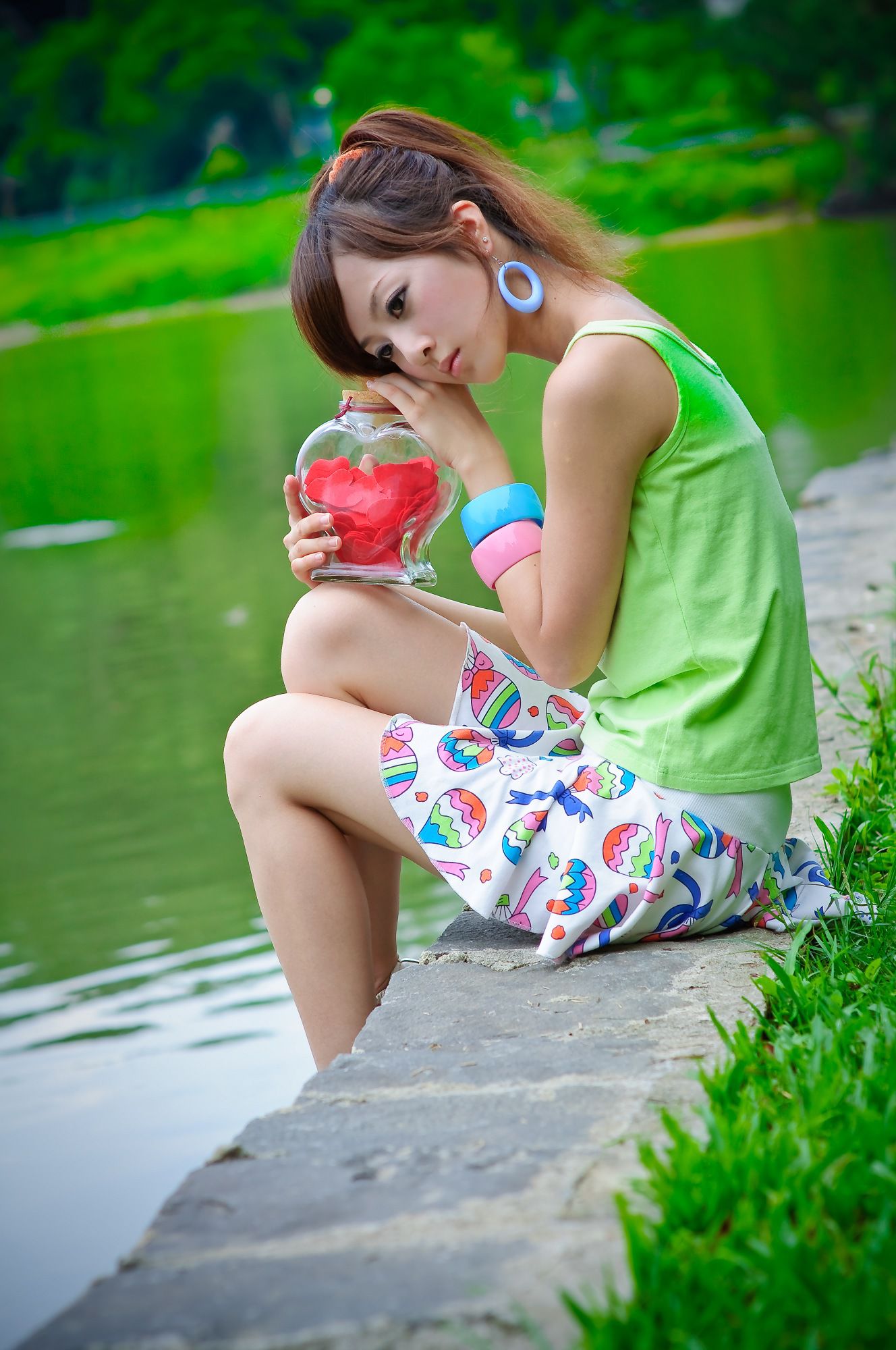 果子MM/张凯洁《大湖公園外拍》-图13