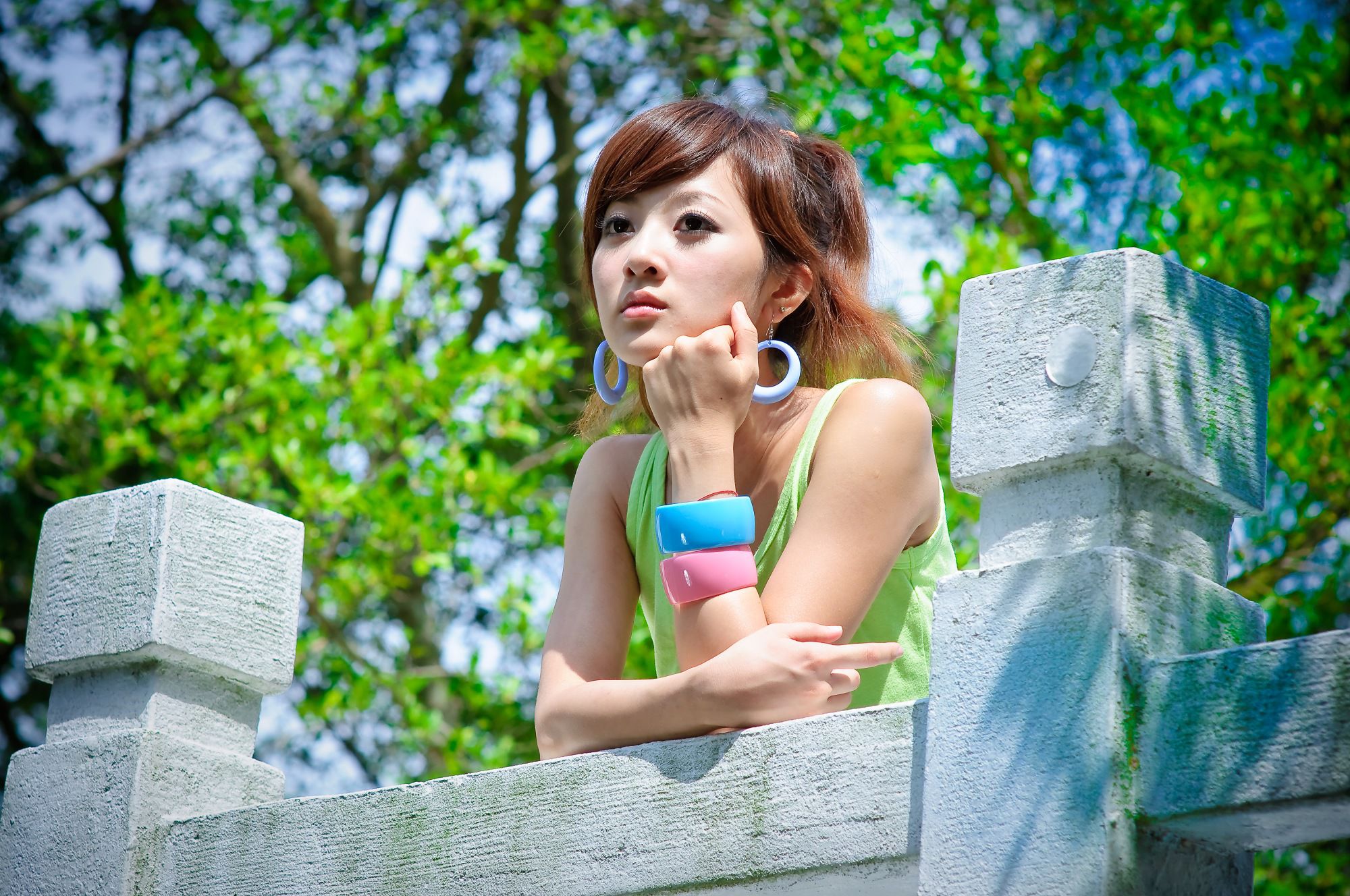 果子MM/张凯洁《大湖公園外拍》-图2