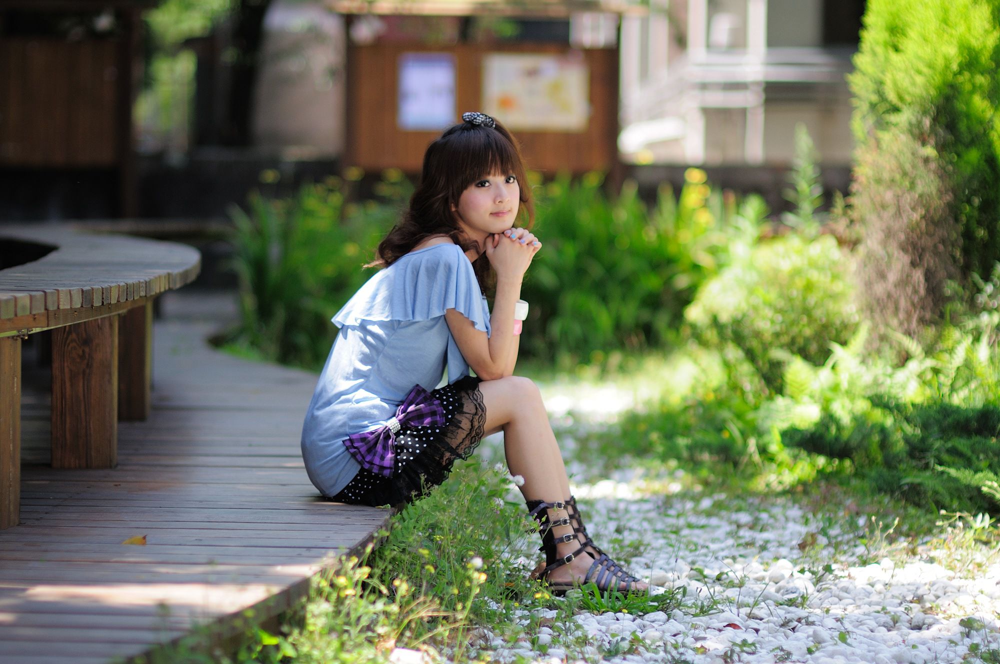 果子Mikako《台大法商學院外拍》-图24