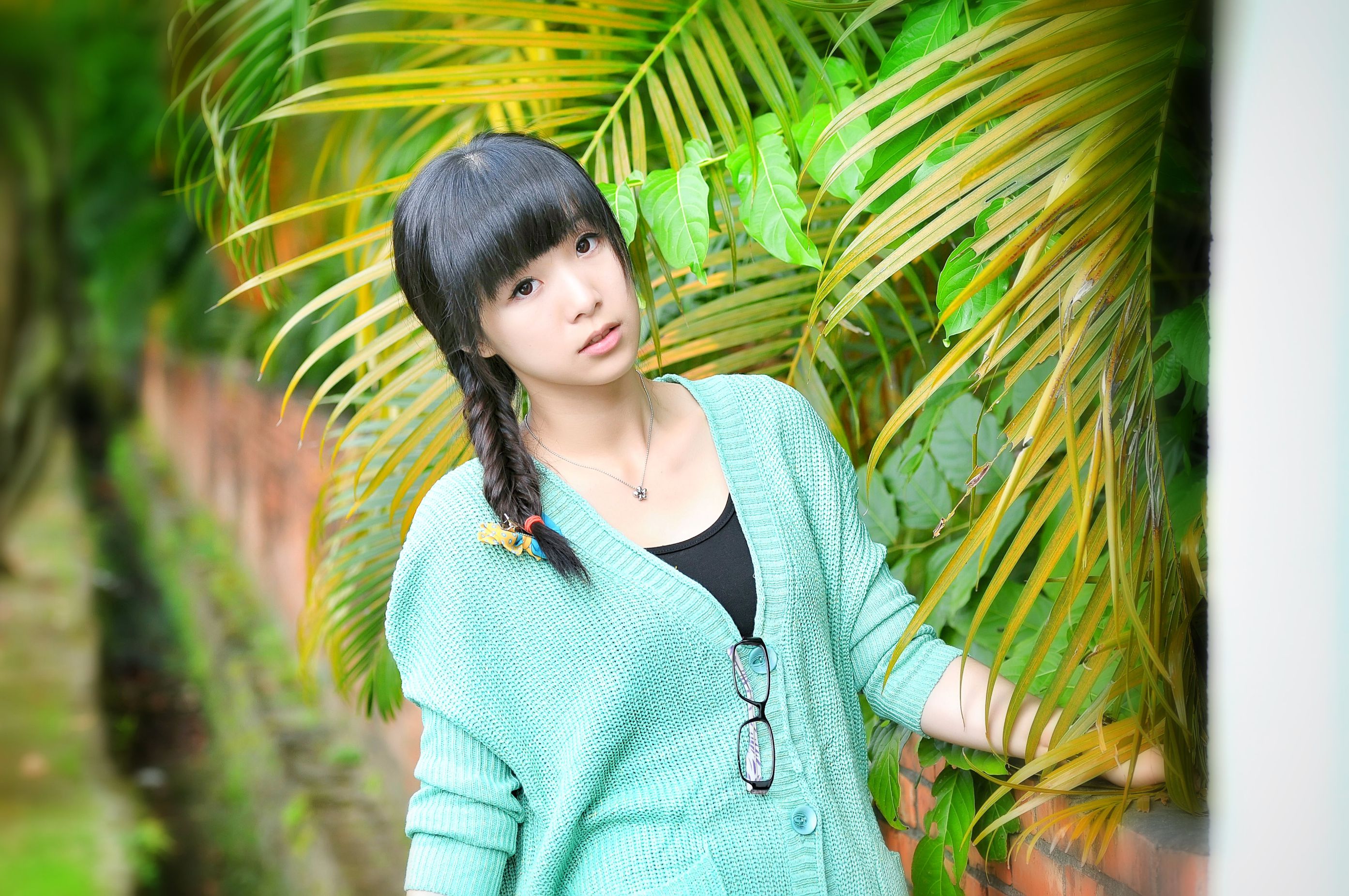 台湾清纯正妹茶茶《小清新外拍》写真图片集-图7