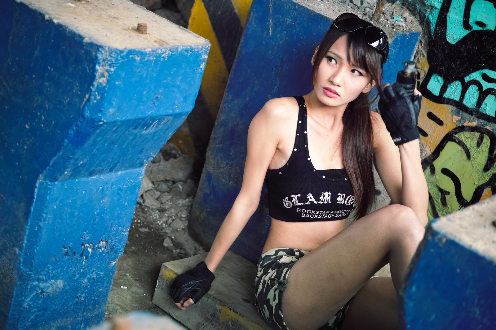 台湾美女蔡译心Candice《南港廢墟外拍》-图13