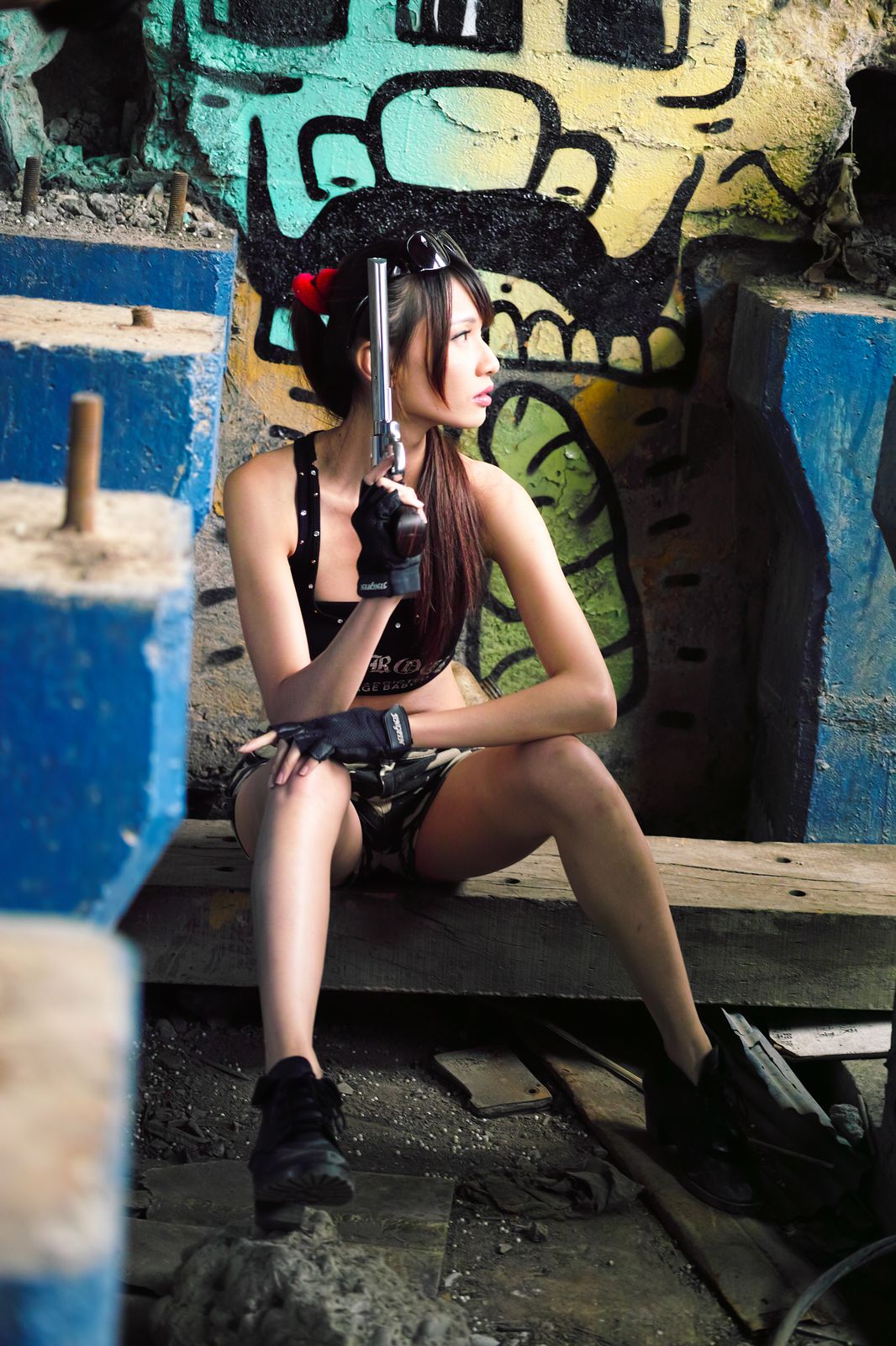 台湾美女蔡译心Candice《南港廢墟外拍》-图14