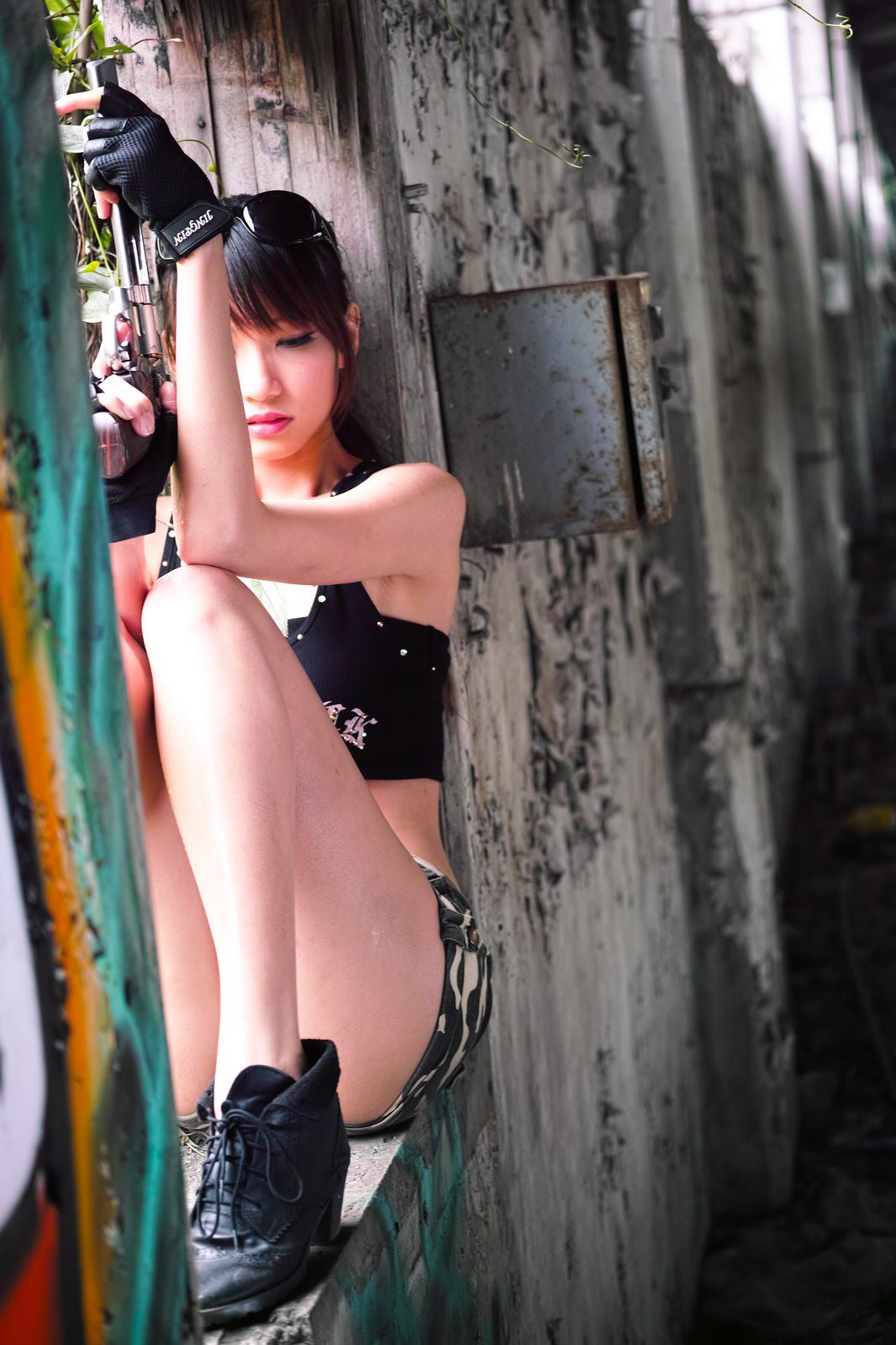 台湾美女蔡译心Candice《南港廢墟外拍》-图15