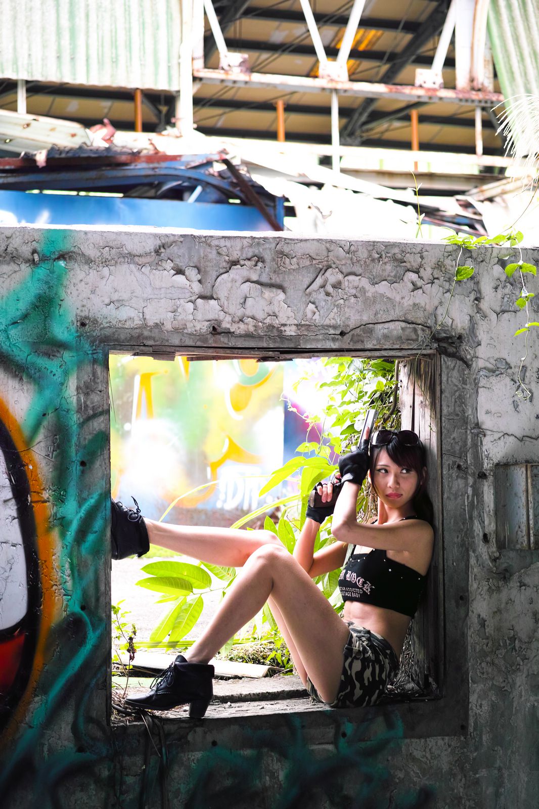 台湾美女蔡译心Candice《南港廢墟外拍》-图16