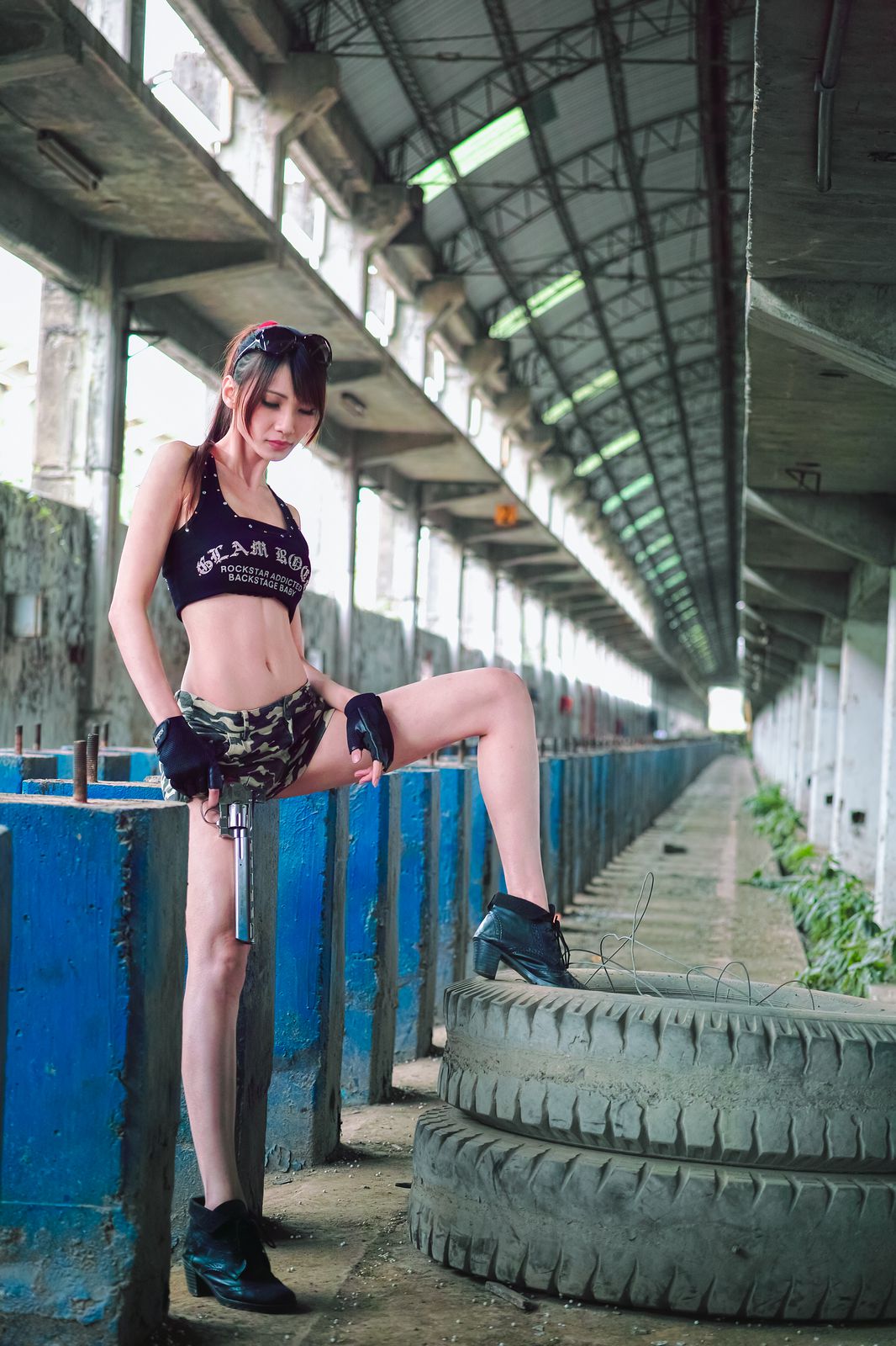 台湾美女蔡译心Candice《南港廢墟外拍》-图6