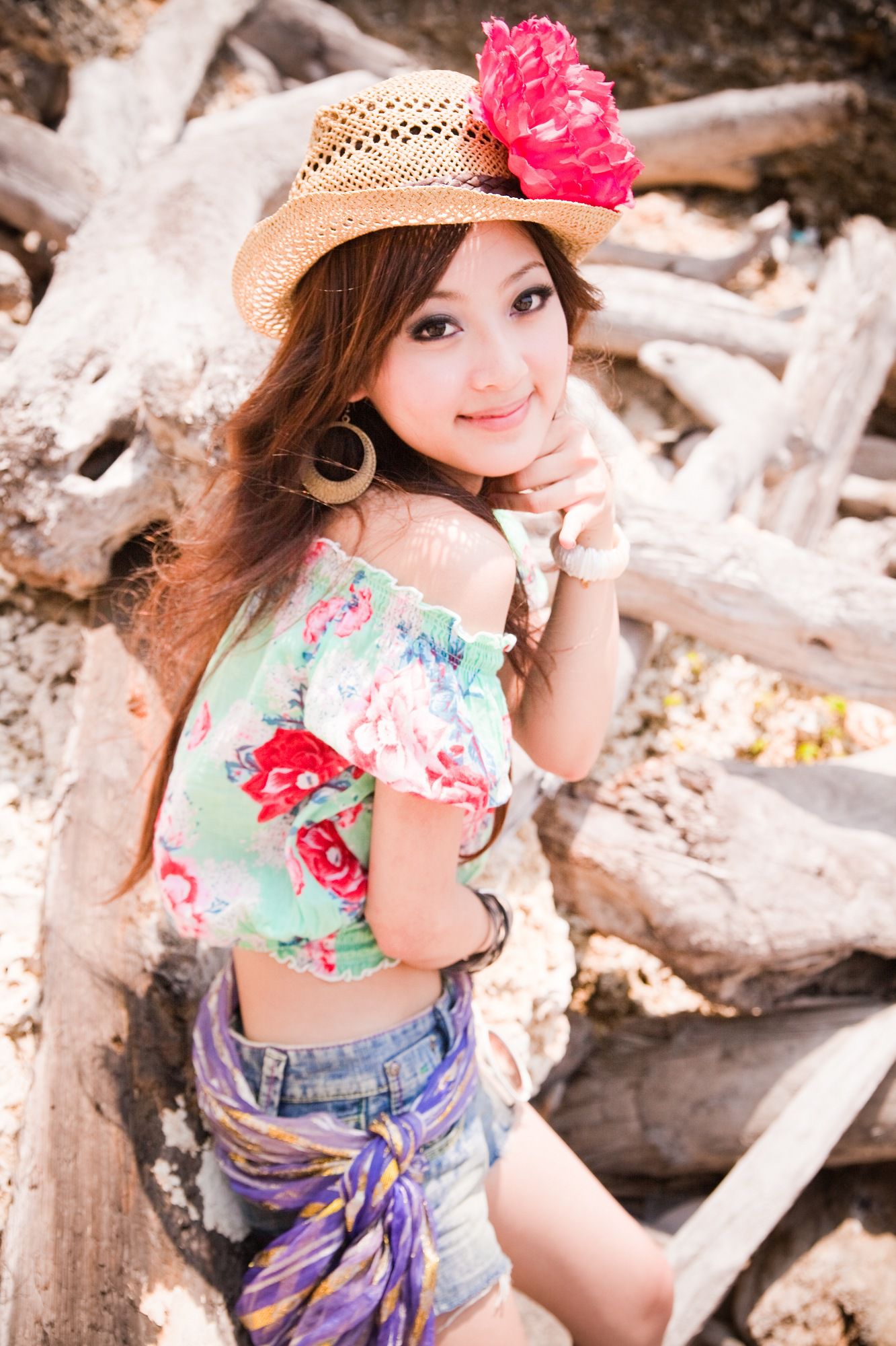 台湾女神果子MM、小品《小琉球外拍》-图78