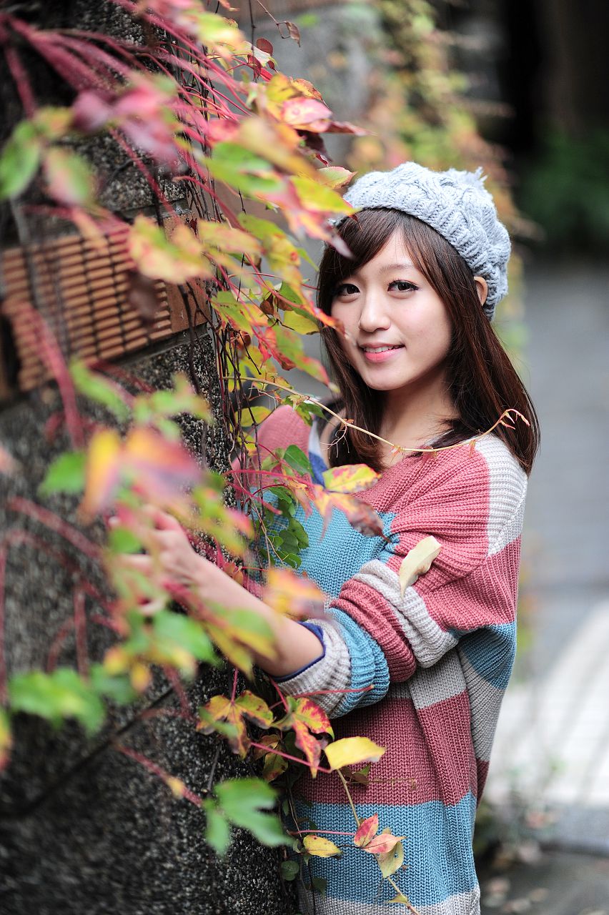 台湾正妹模特小艾《小清新街拍》外拍写真合集-图12