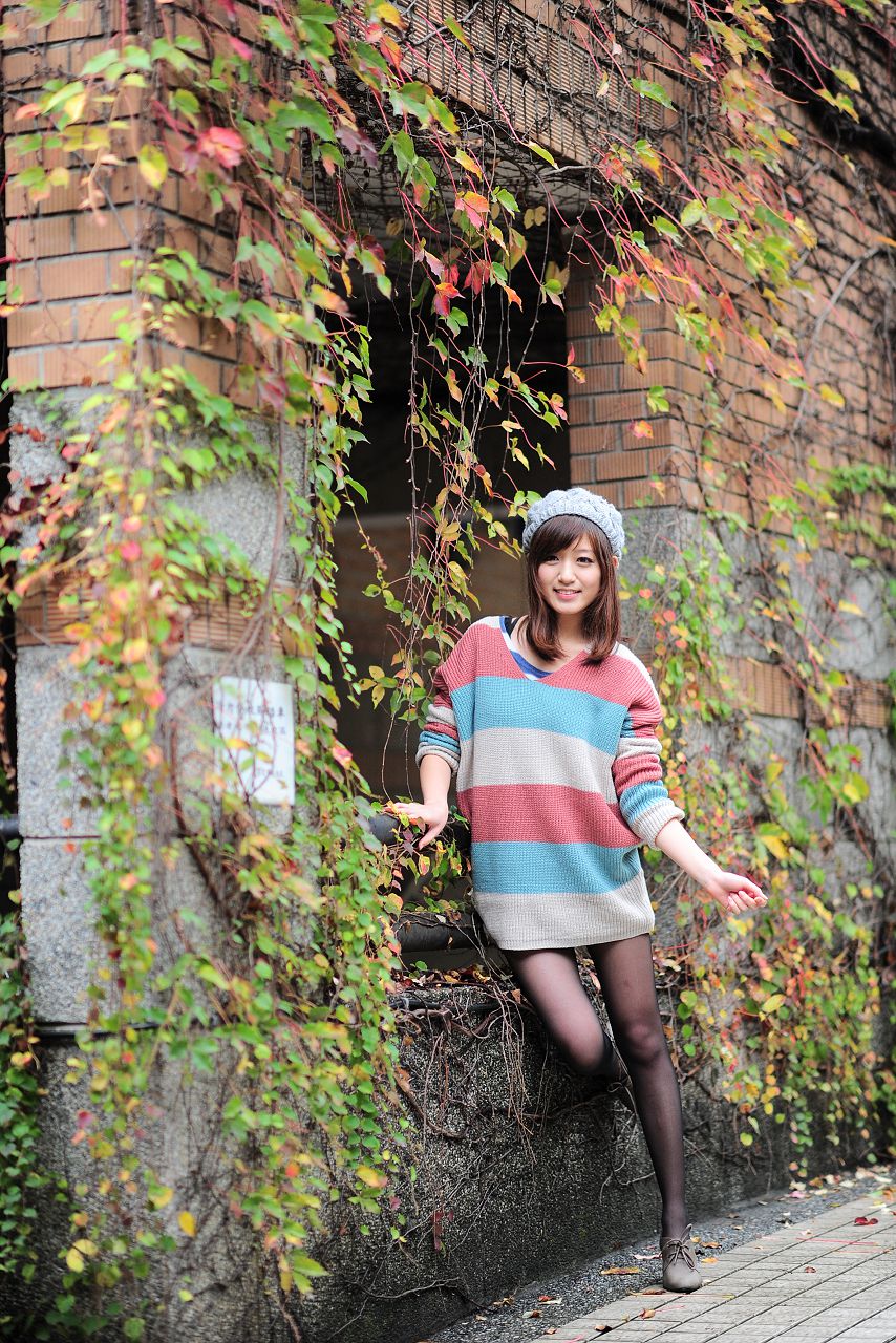 台湾正妹模特小艾《小清新街拍》外拍写真合集-图14