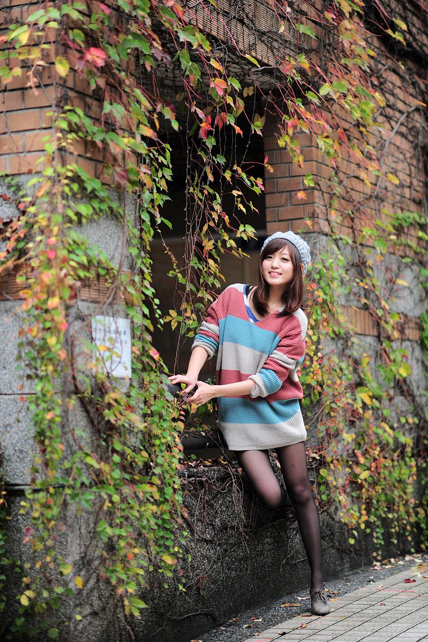 台湾正妹模特小艾《小清新街拍》外拍写真合集-图15