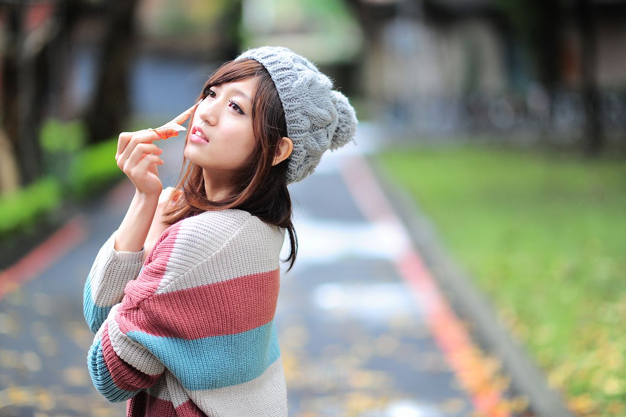 台湾正妹模特小艾《小清新街拍》外拍写真合集-图3