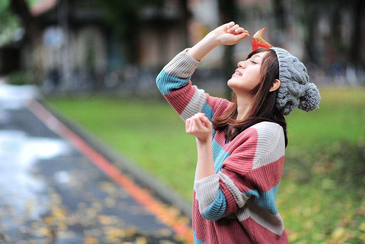 台湾正妹模特小艾《小清新街拍》外拍写真合集-图5