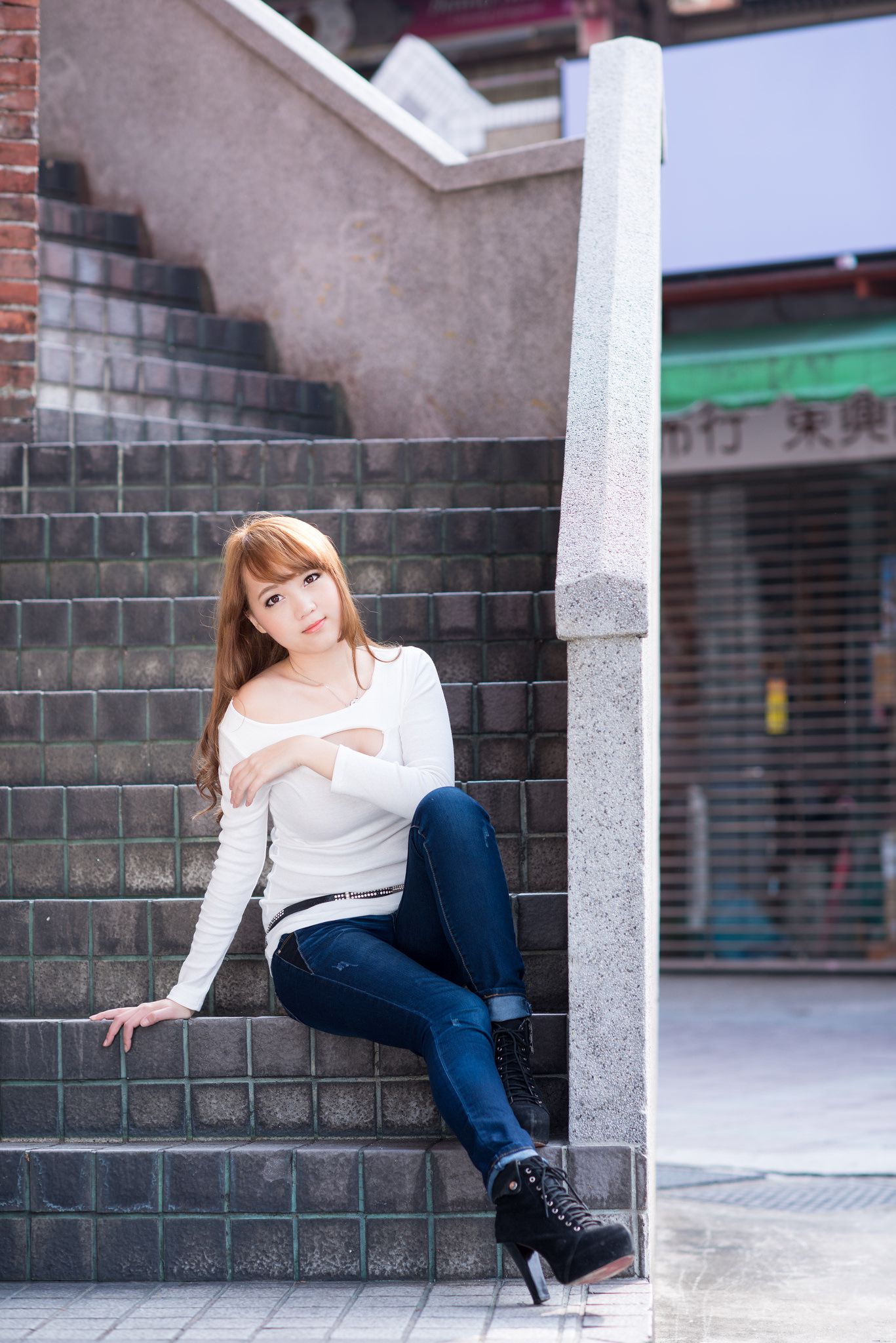 台湾美女黄镫娴Neko《信义外拍》-图34