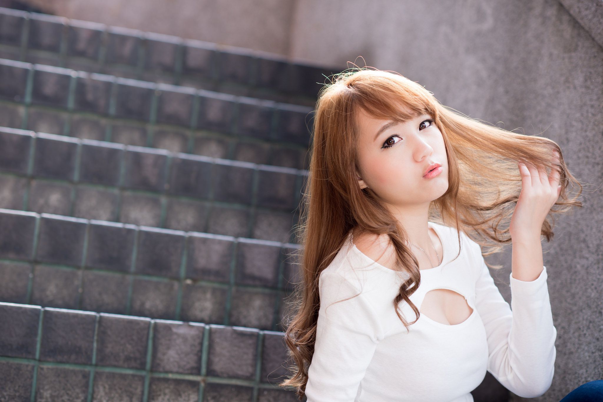 台湾美女黄镫娴Neko《信义外拍》-图36