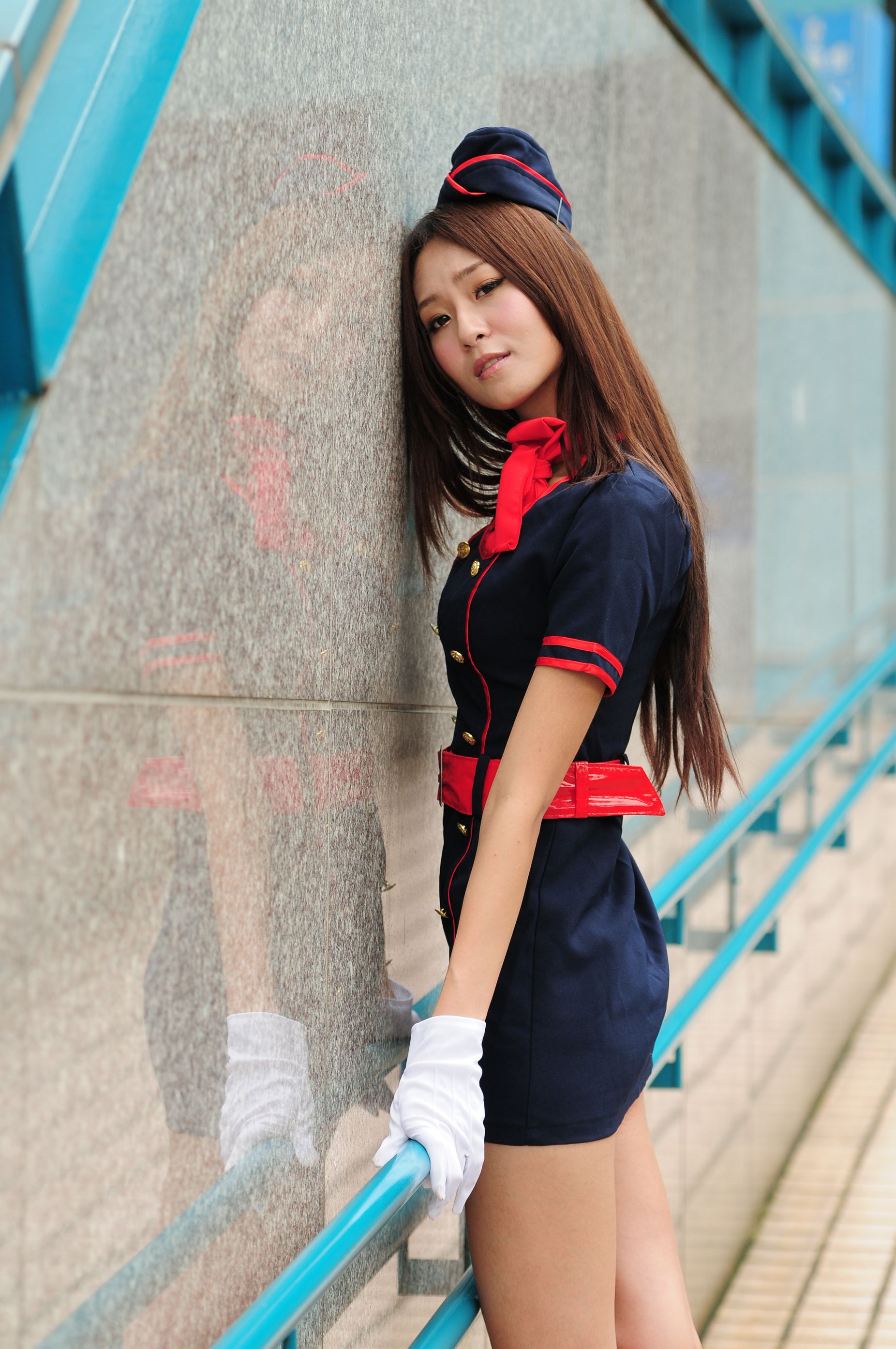 Winnie小雪/庄咏惠《小清新校服外拍》-图13