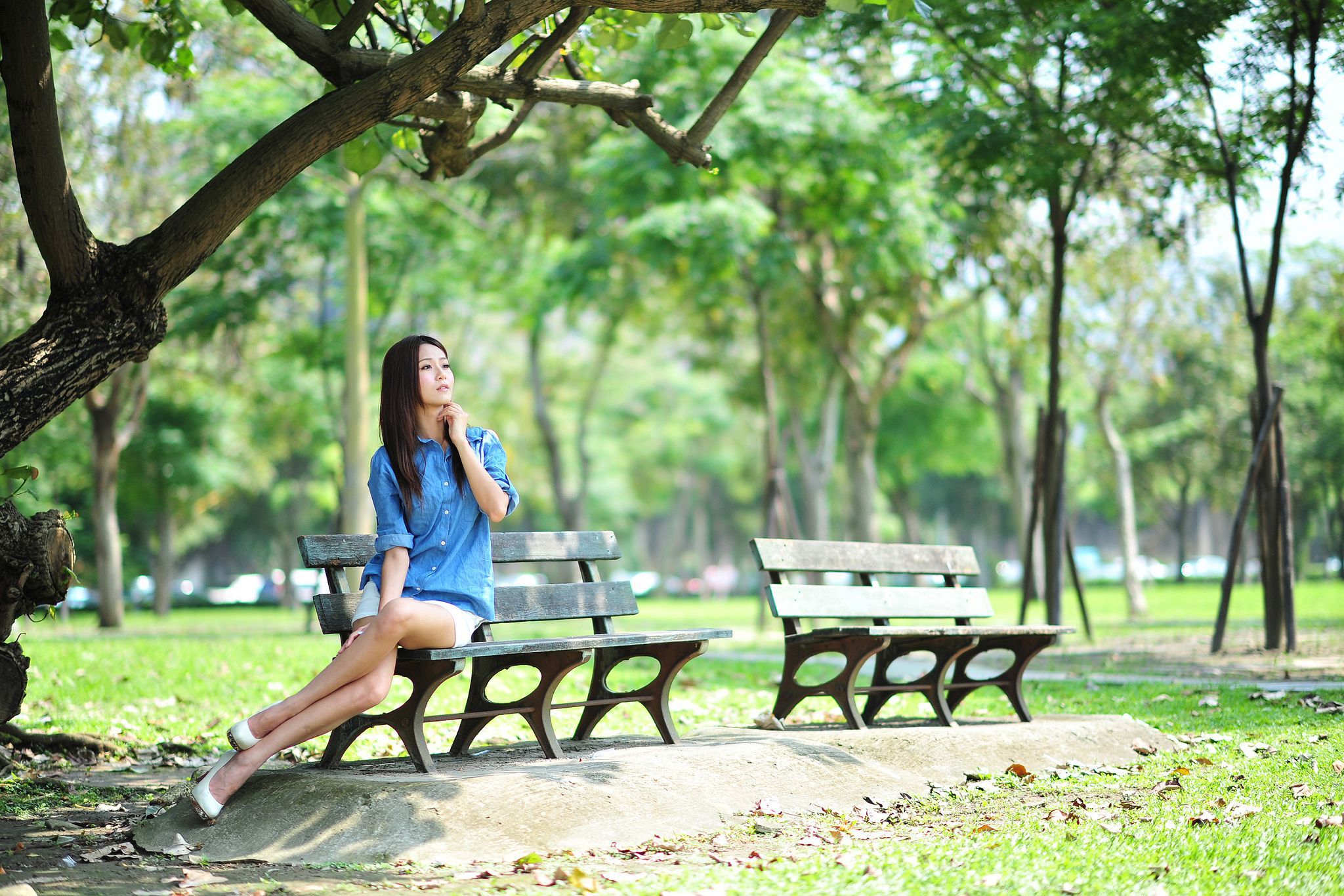 Winnie小雪/庄咏惠《小清新校服外拍》-图19