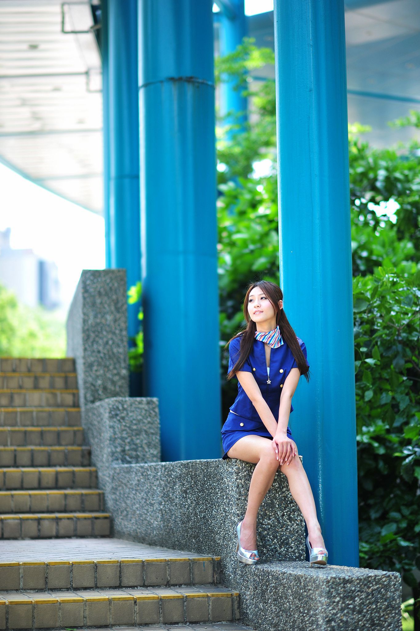 Winnie小雪/庄咏惠《小清新校服外拍》-图22