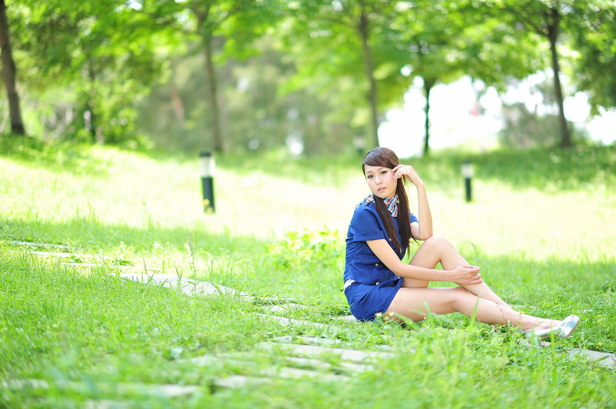 Winnie小雪/庄咏惠《小清新校服外拍》-图23