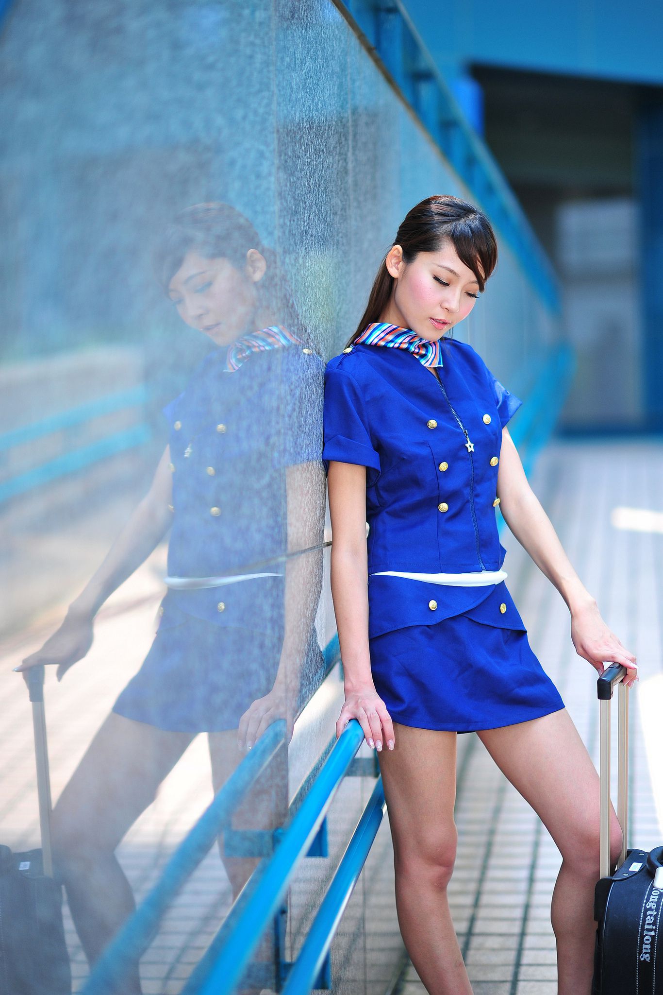 Winnie小雪/庄咏惠《小清新校服外拍》-图25