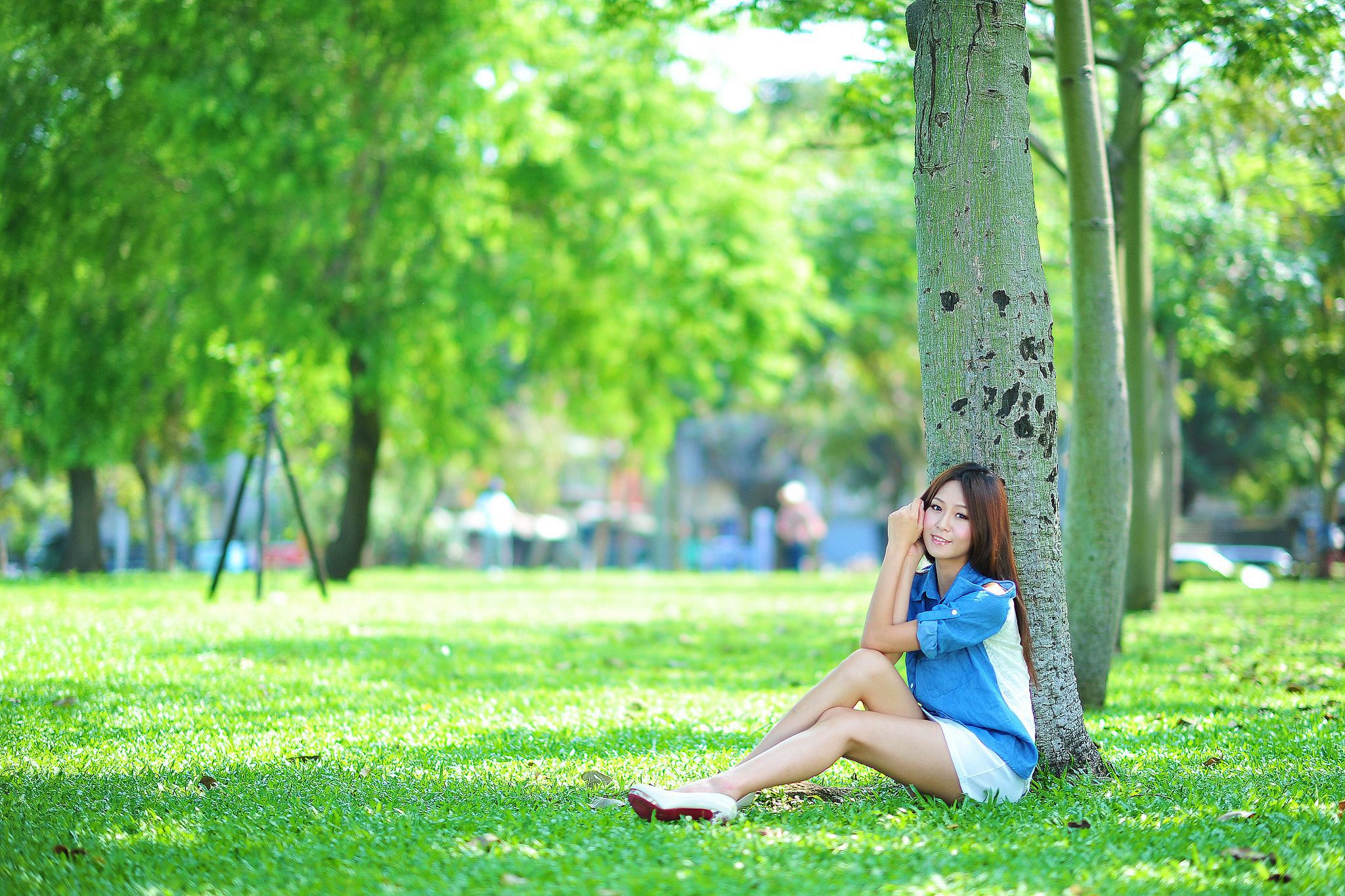 Winnie小雪/庄咏惠《小清新校服外拍》-图28