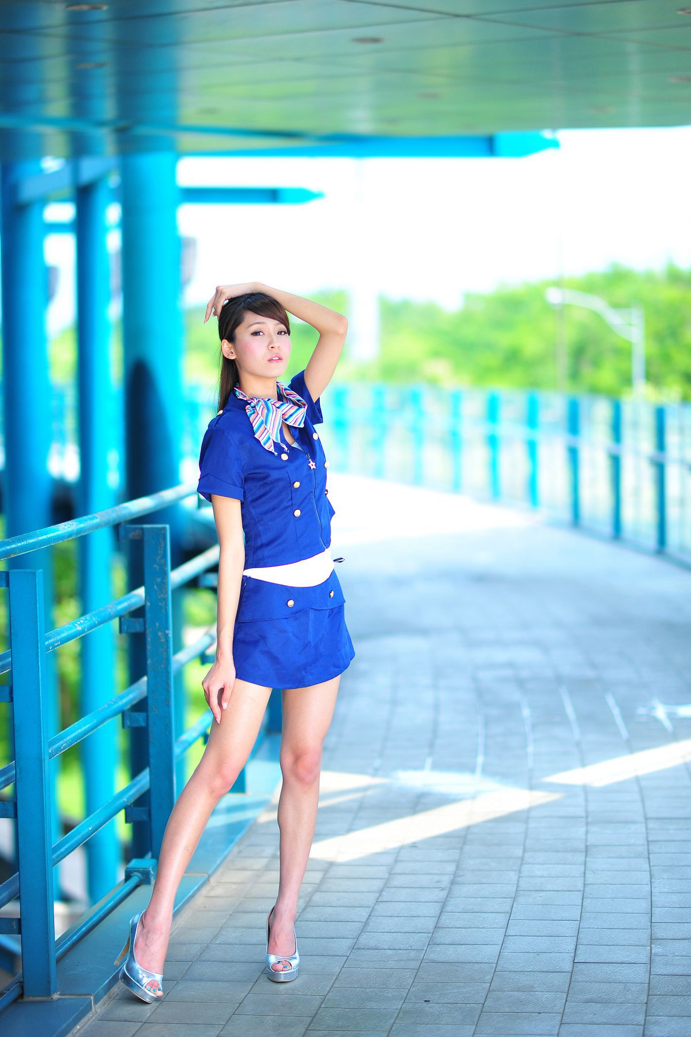 Winnie小雪/庄咏惠《小清新校服外拍》-图34
