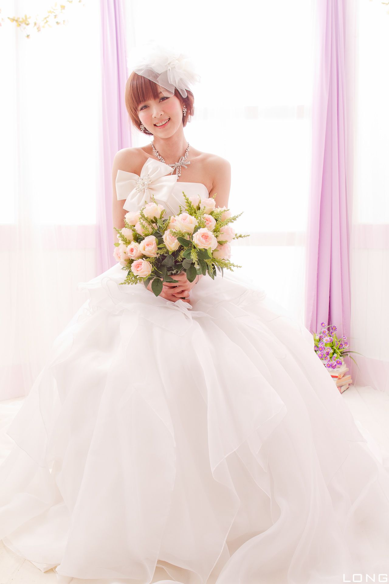 果子MM/张凯洁《棚拍婚纱》-图3