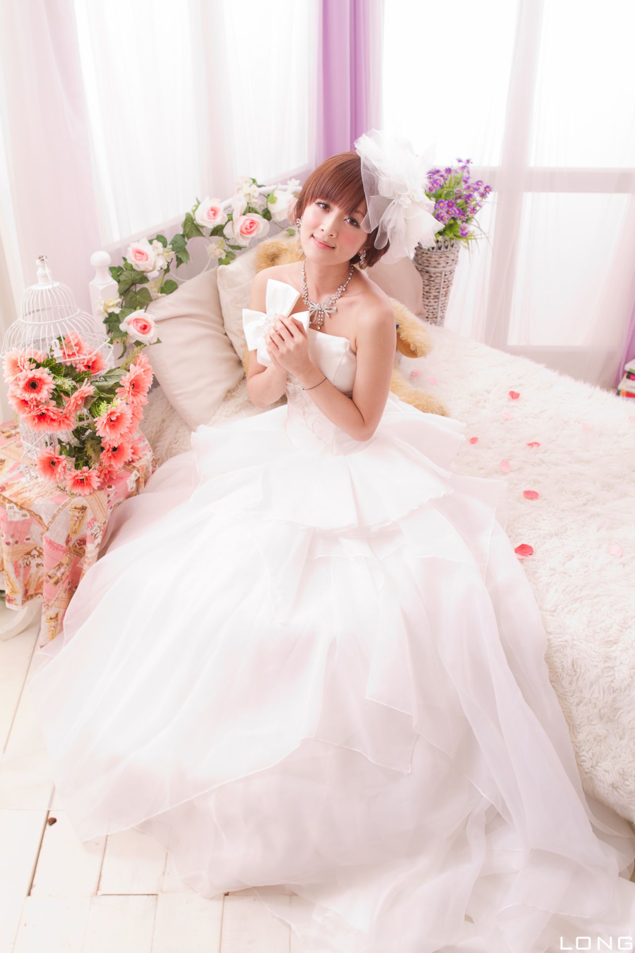 果子MM/张凯洁《棚拍婚纱》-图4