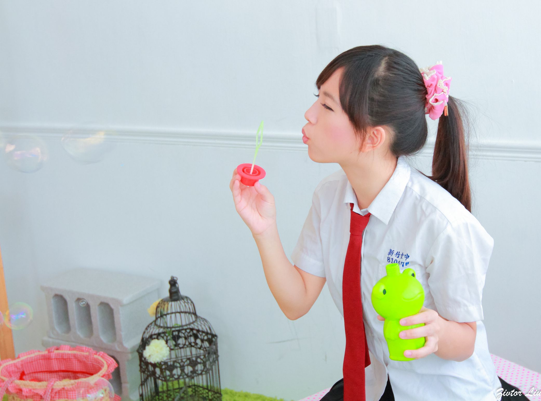 台湾正妹虞成敬Alice《俏皮可爱校服小萝莉》-图20