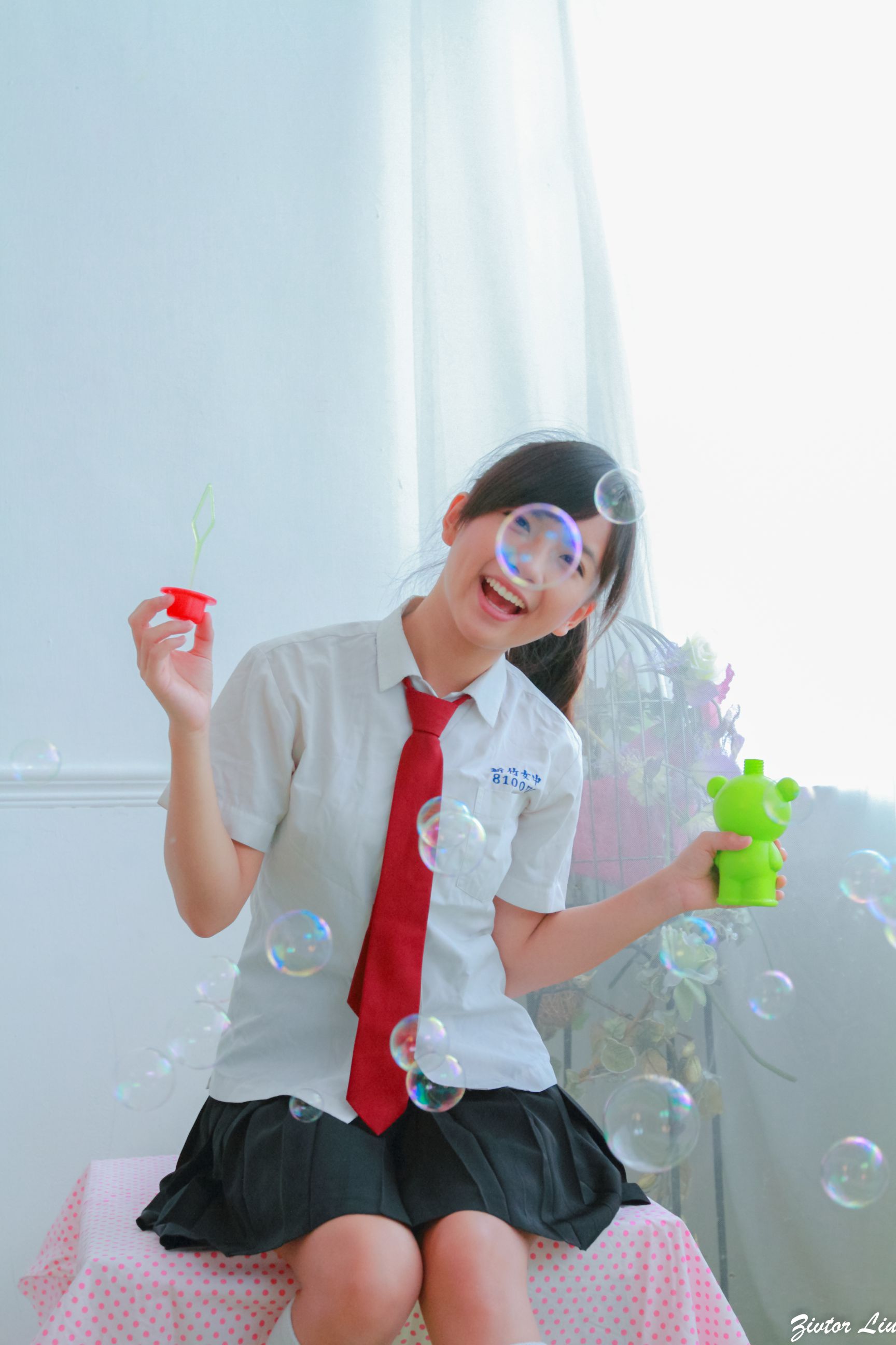 台湾正妹虞成敬Alice《俏皮可爱校服小萝莉》-图24