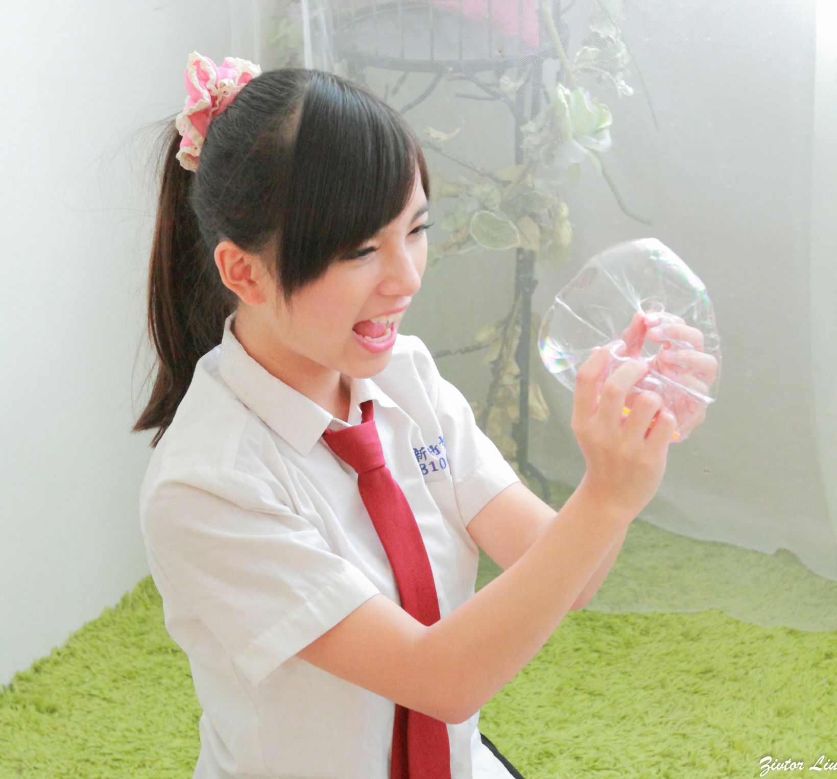 台湾正妹虞成敬Alice《俏皮可爱校服小萝莉》-图32