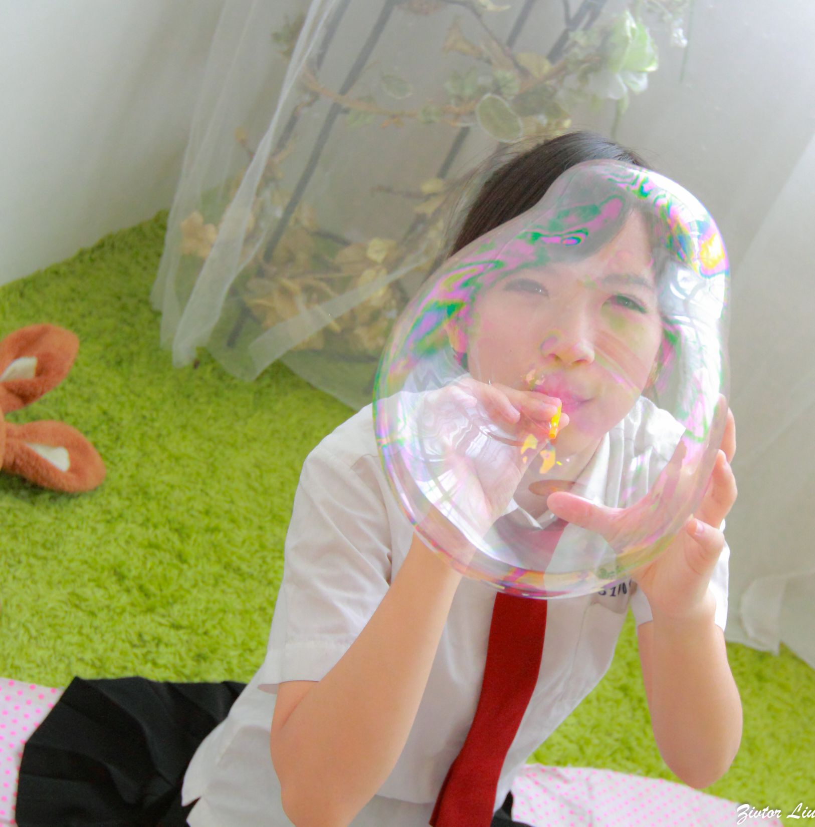 台湾正妹虞成敬Alice《俏皮可爱校服小萝莉》-图36