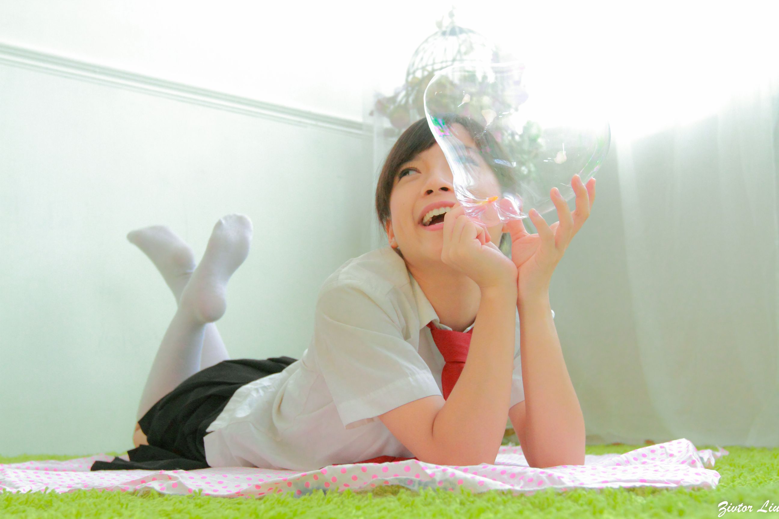 台湾正妹虞成敬Alice《俏皮可爱校服小萝莉》-图40