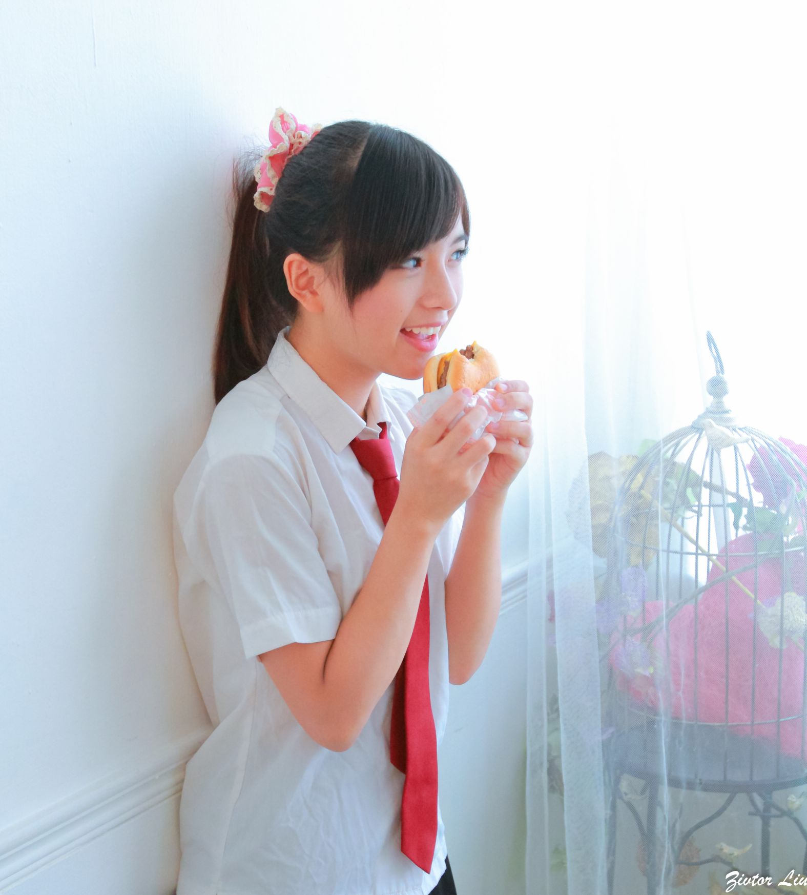 台湾正妹虞成敬Alice《俏皮可爱校服小萝莉》-图44