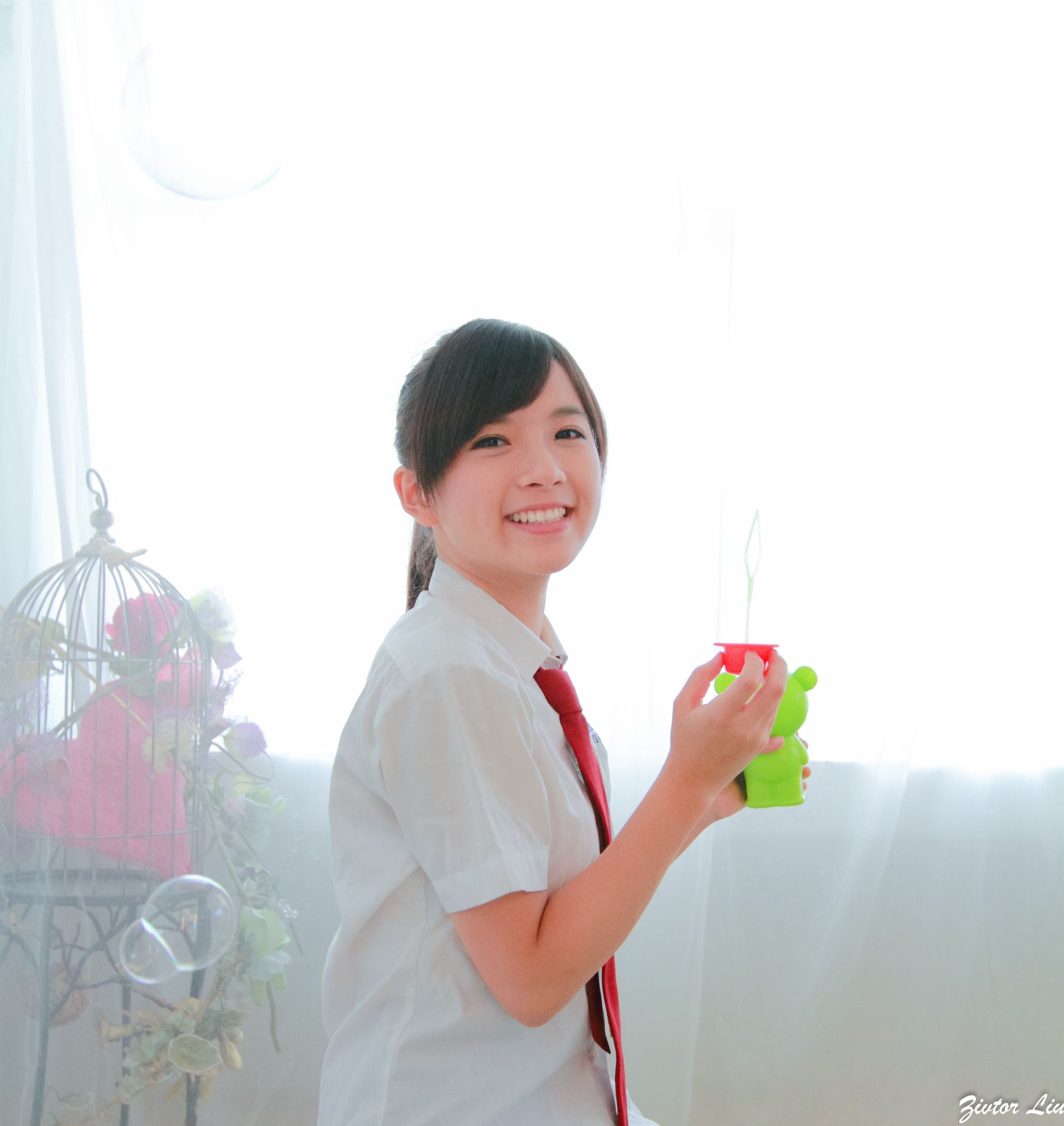 台湾正妹虞成敬Alice《俏皮可爱校服小萝莉》-图49