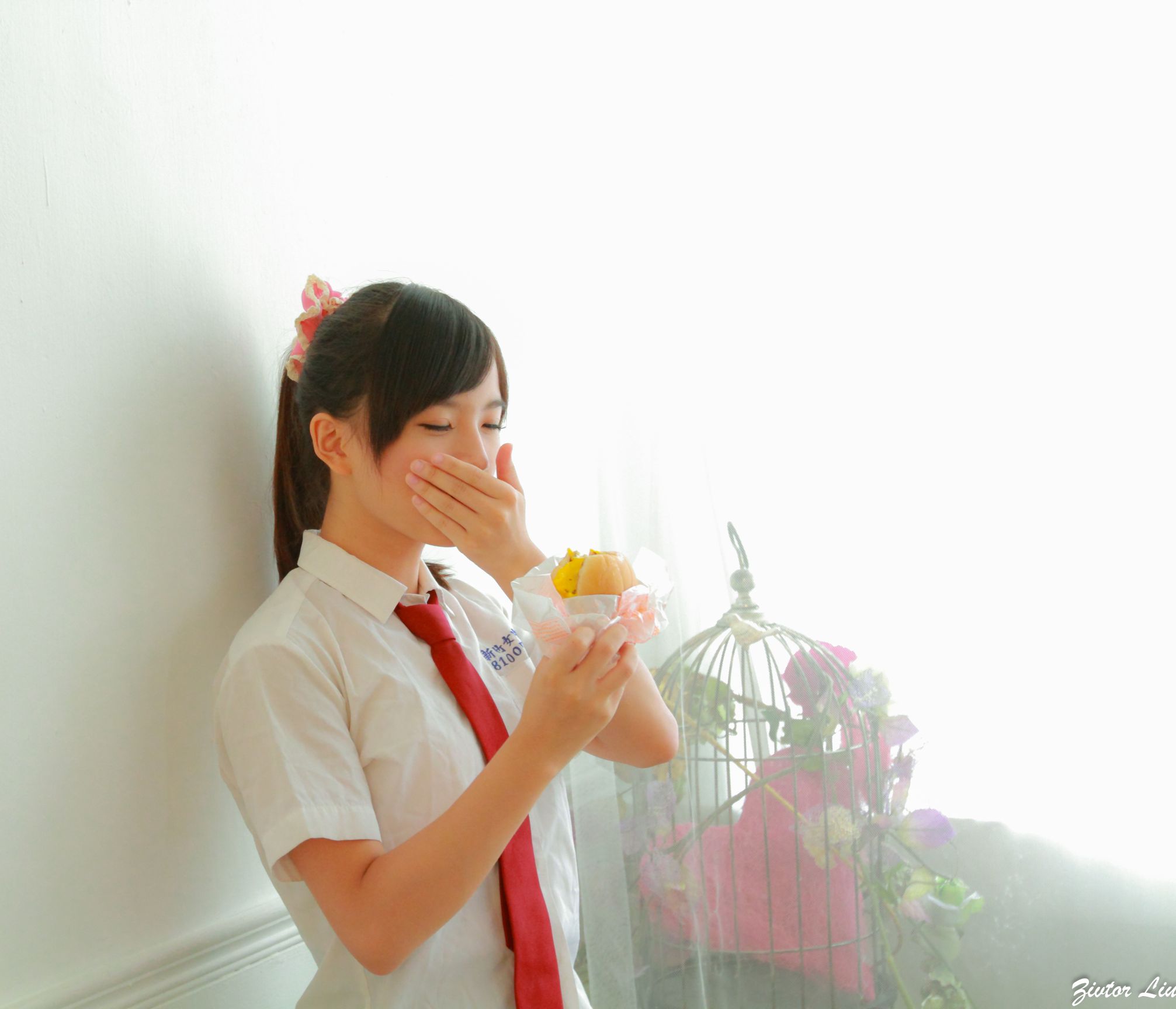 台湾正妹虞成敬Alice《俏皮可爱校服小萝莉》-图55